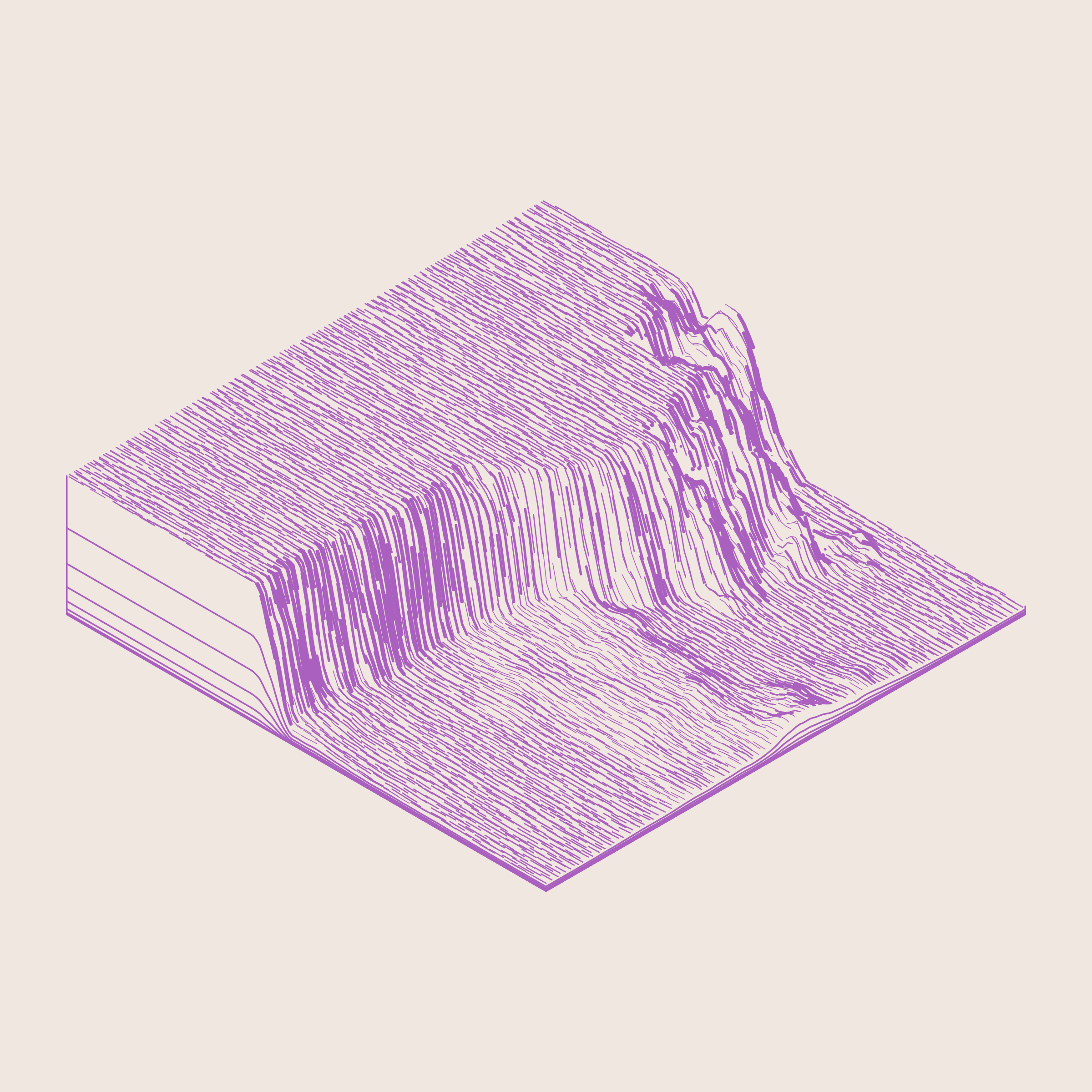 Art Blocks - Art Blocks v2 - Subscapes #455 - NFT # 53000455