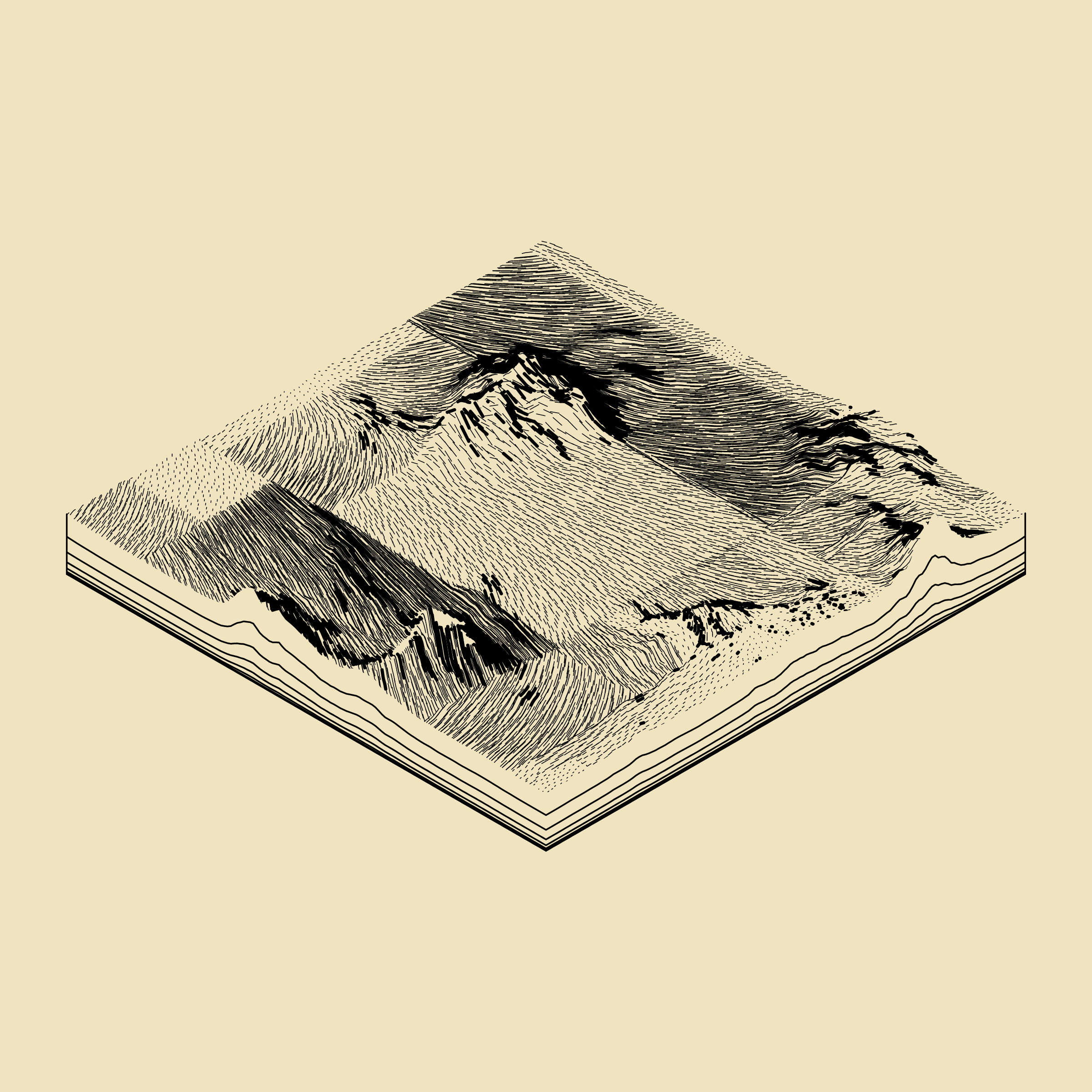 Art Blocks - Art Blocks v2 - Subscapes #457 - NFT # 53000457