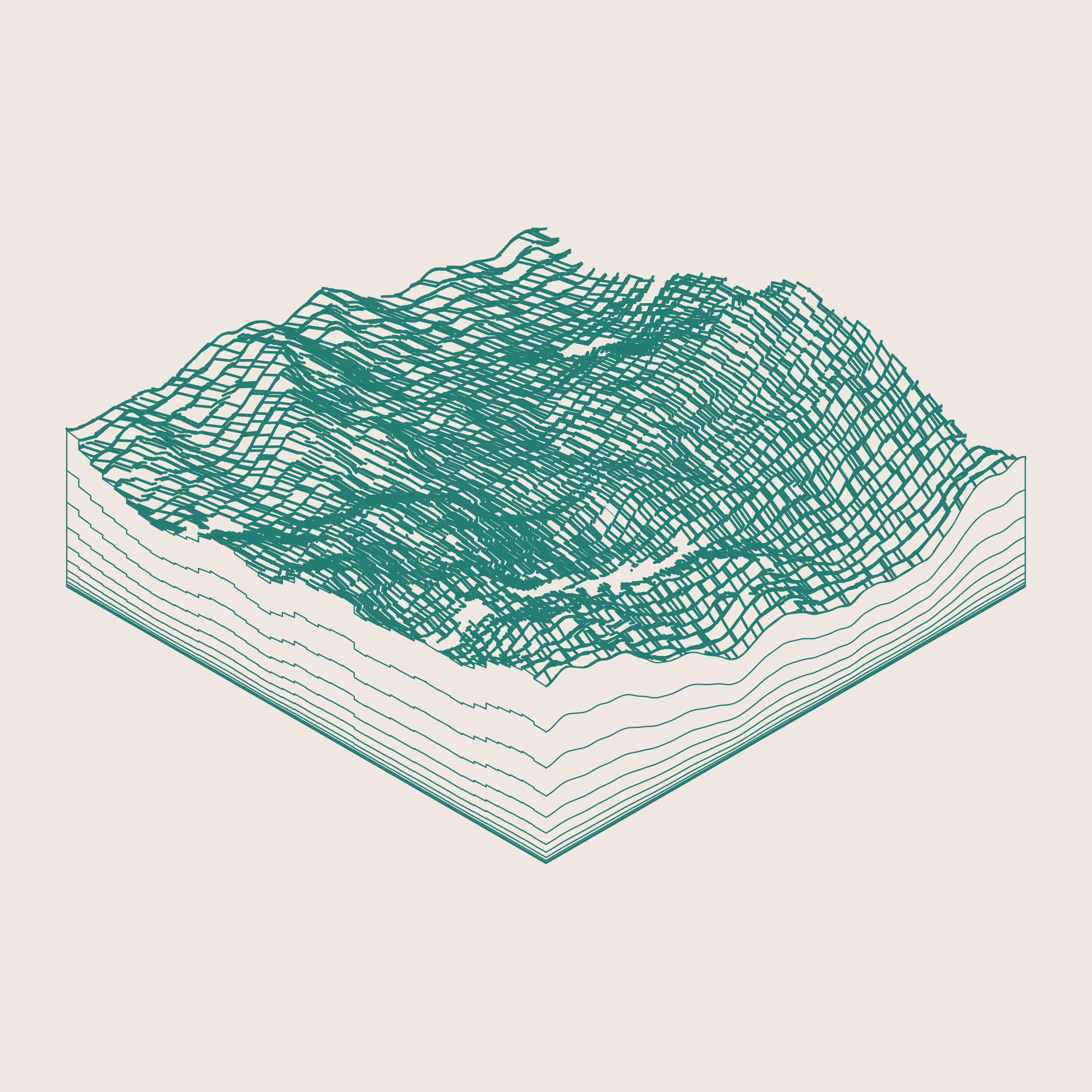 Art Blocks - Art Blocks v2 - Subscapes #459 - NFT # 53000459