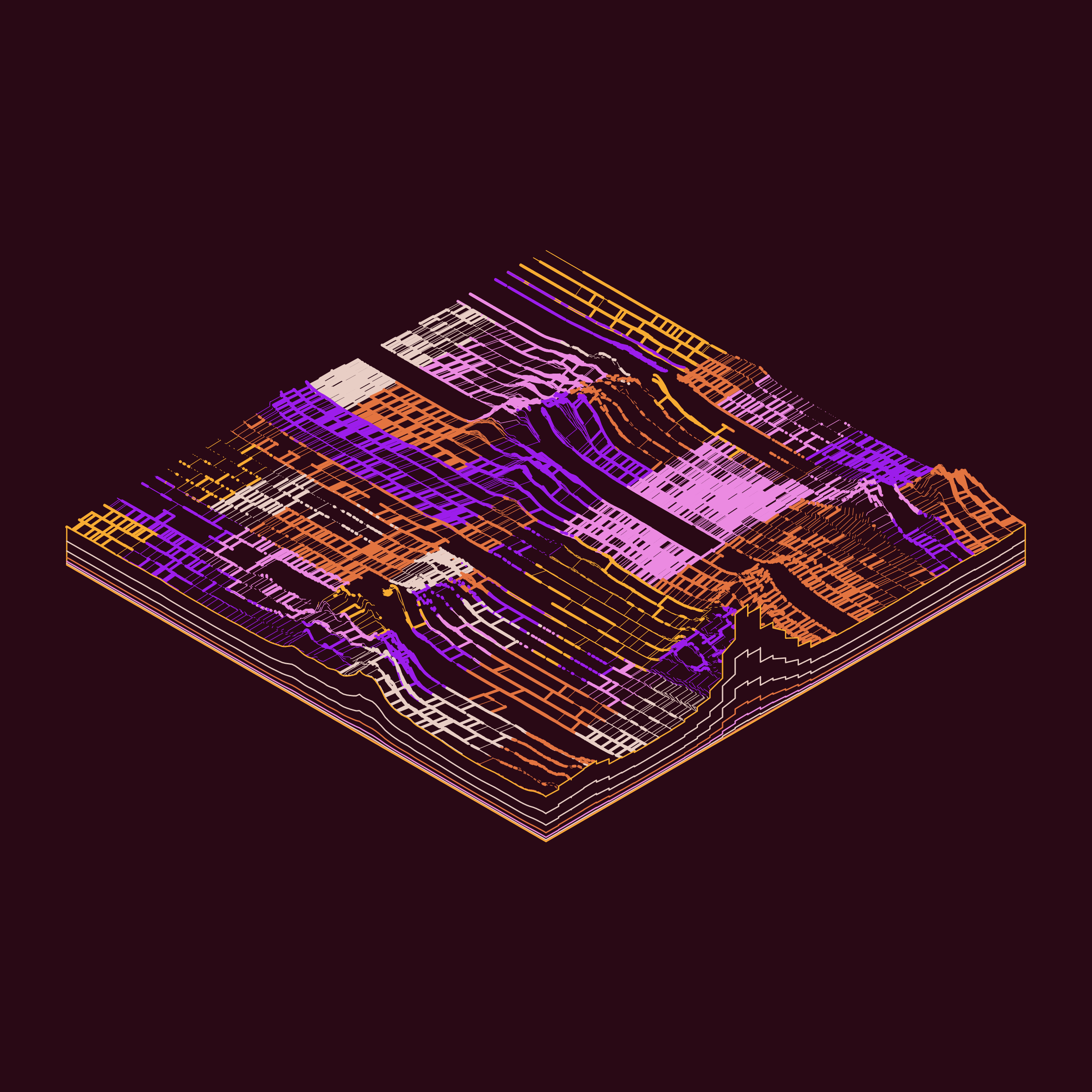 Art Blocks - Art Blocks v2 - Subscapes #460 - NFT # 53000460