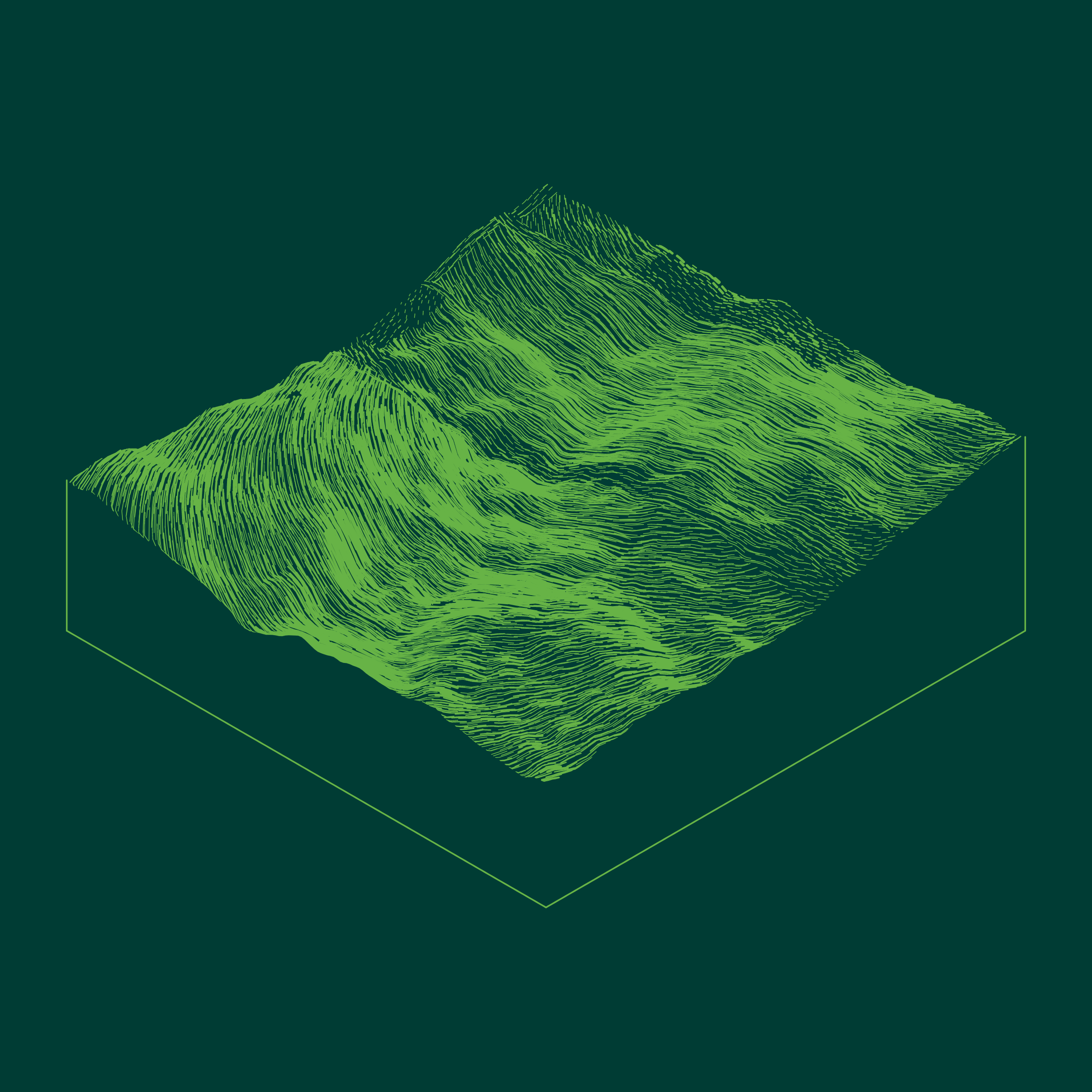 Art Blocks - Art Blocks v2 - Subscapes #461 - NFT # 53000461