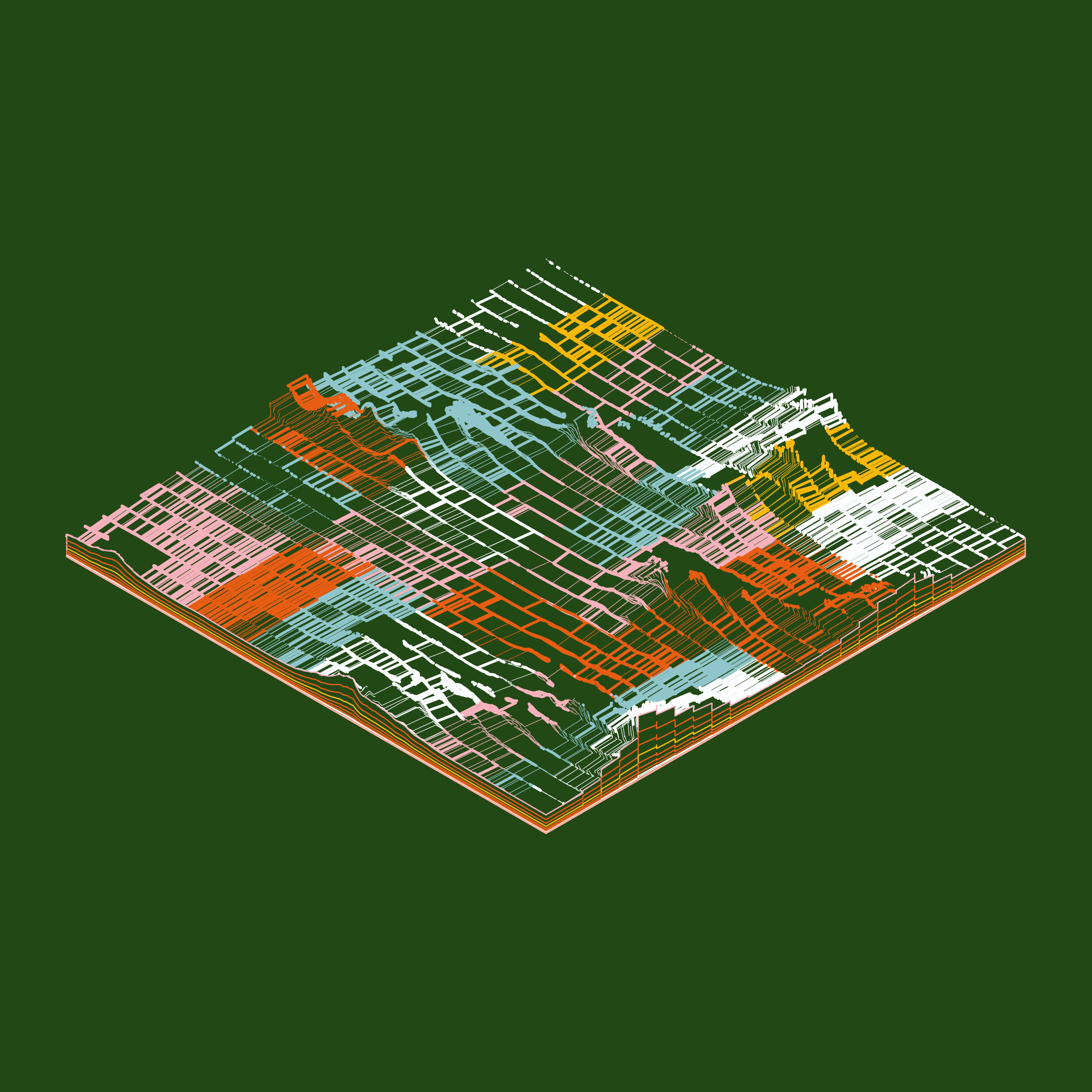 Art Blocks - Art Blocks v2 - Subscapes #462 - NFT # 53000462