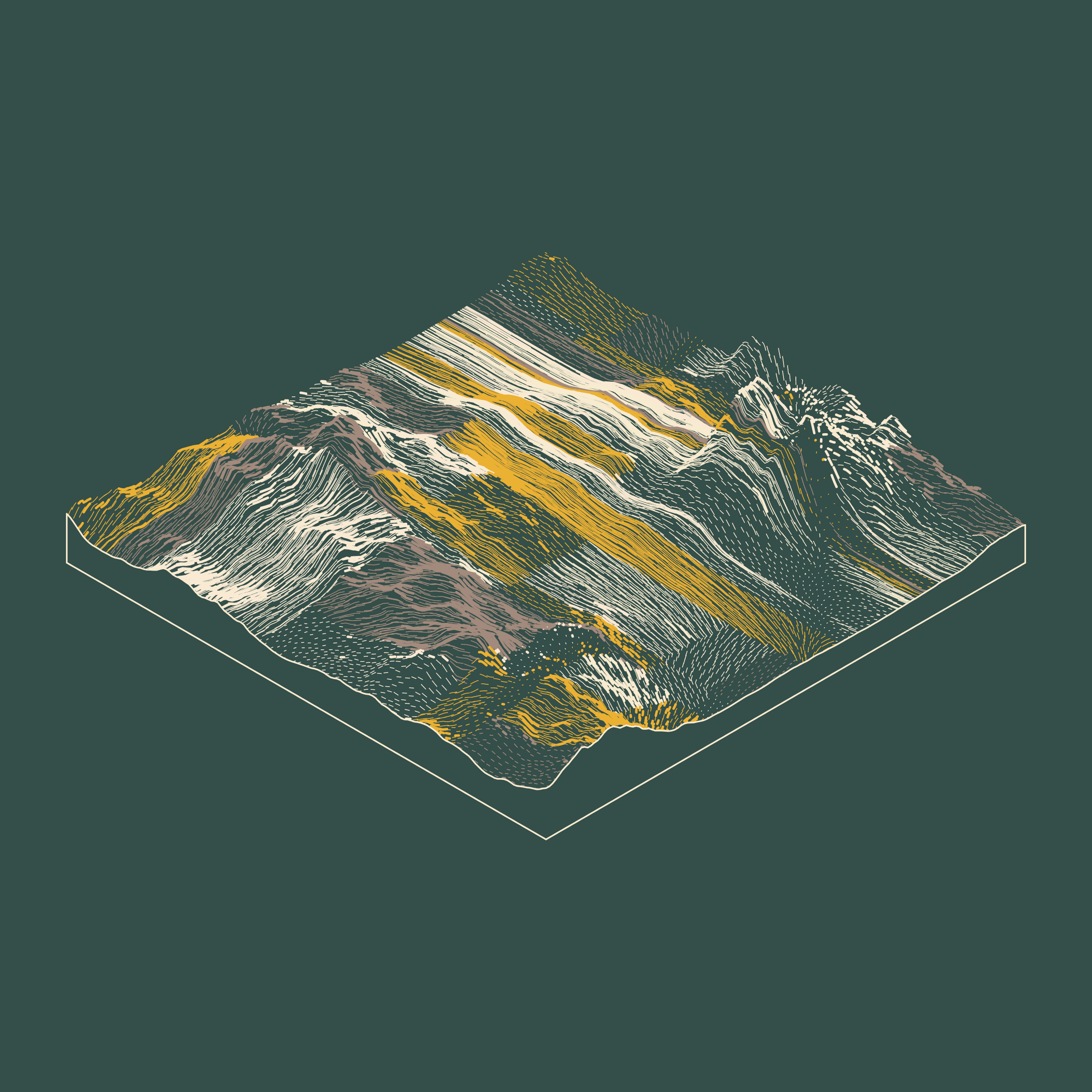 Art Blocks - Art Blocks v2 - Subscapes #463 - NFT # 53000463