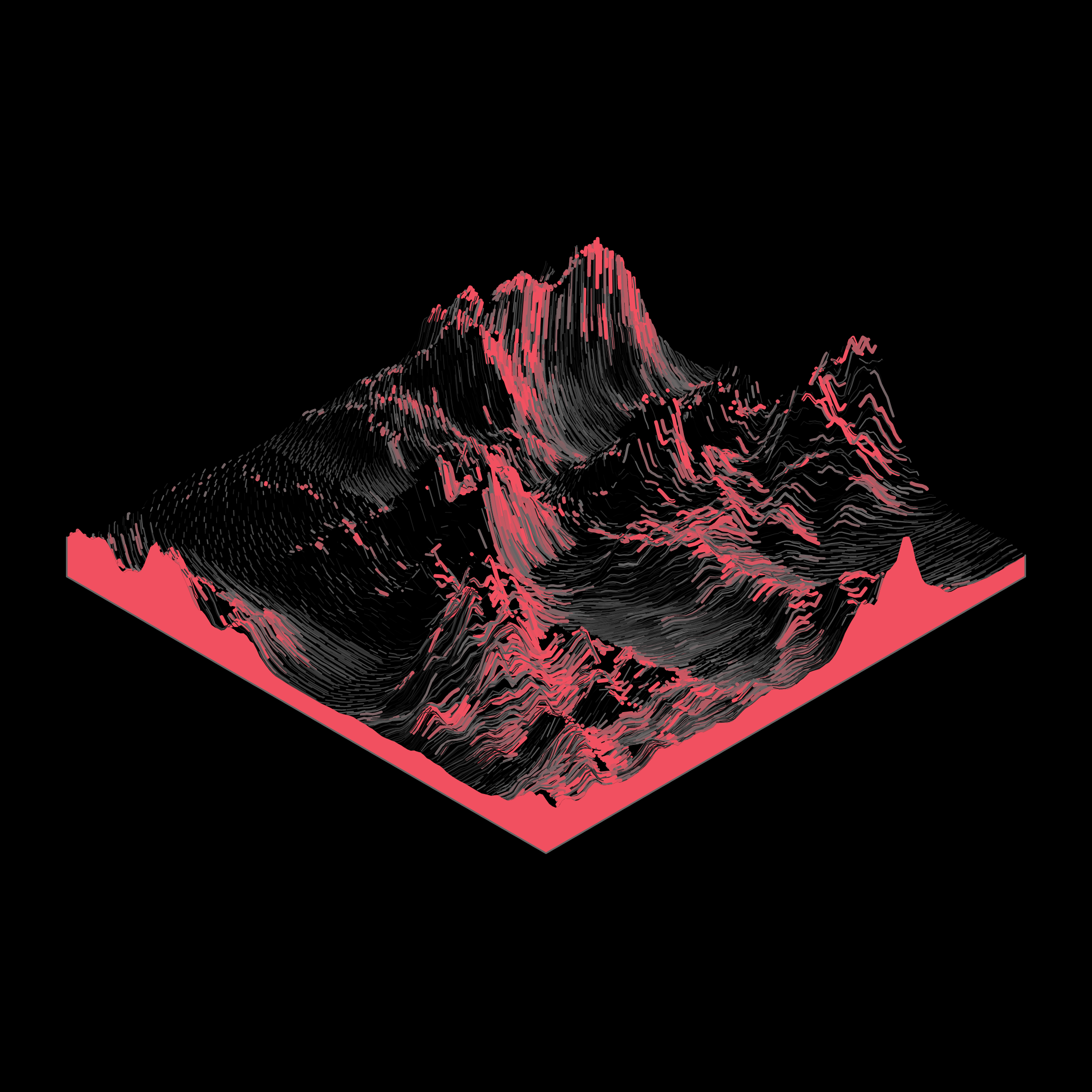 Art Blocks - Art Blocks v2 - Subscapes #469 - NFT # 53000469