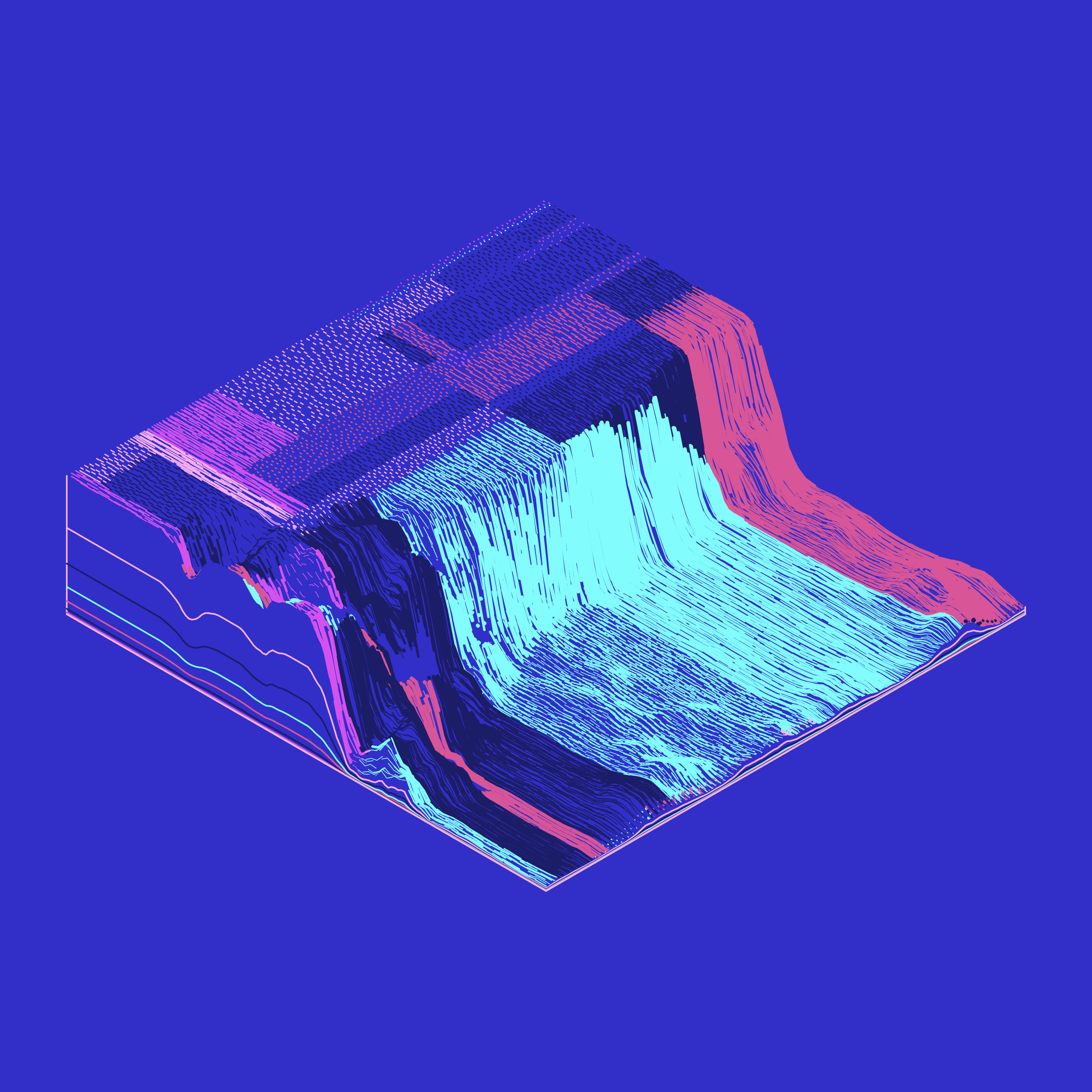 Art Blocks - Art Blocks v2 - Subscapes #475 - NFT # 53000475