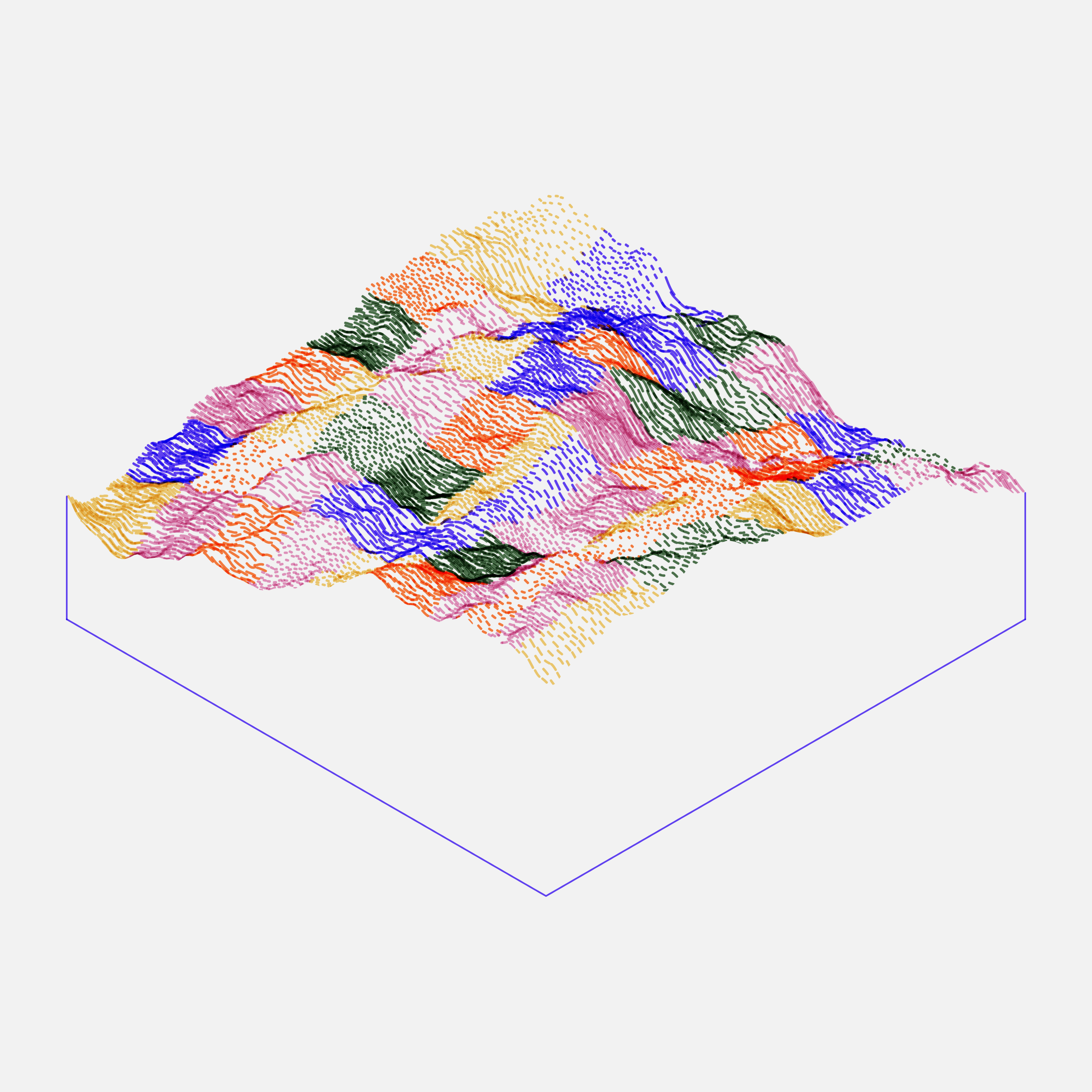 Art Blocks - Art Blocks v2 - Subscapes #477 - NFT # 53000477