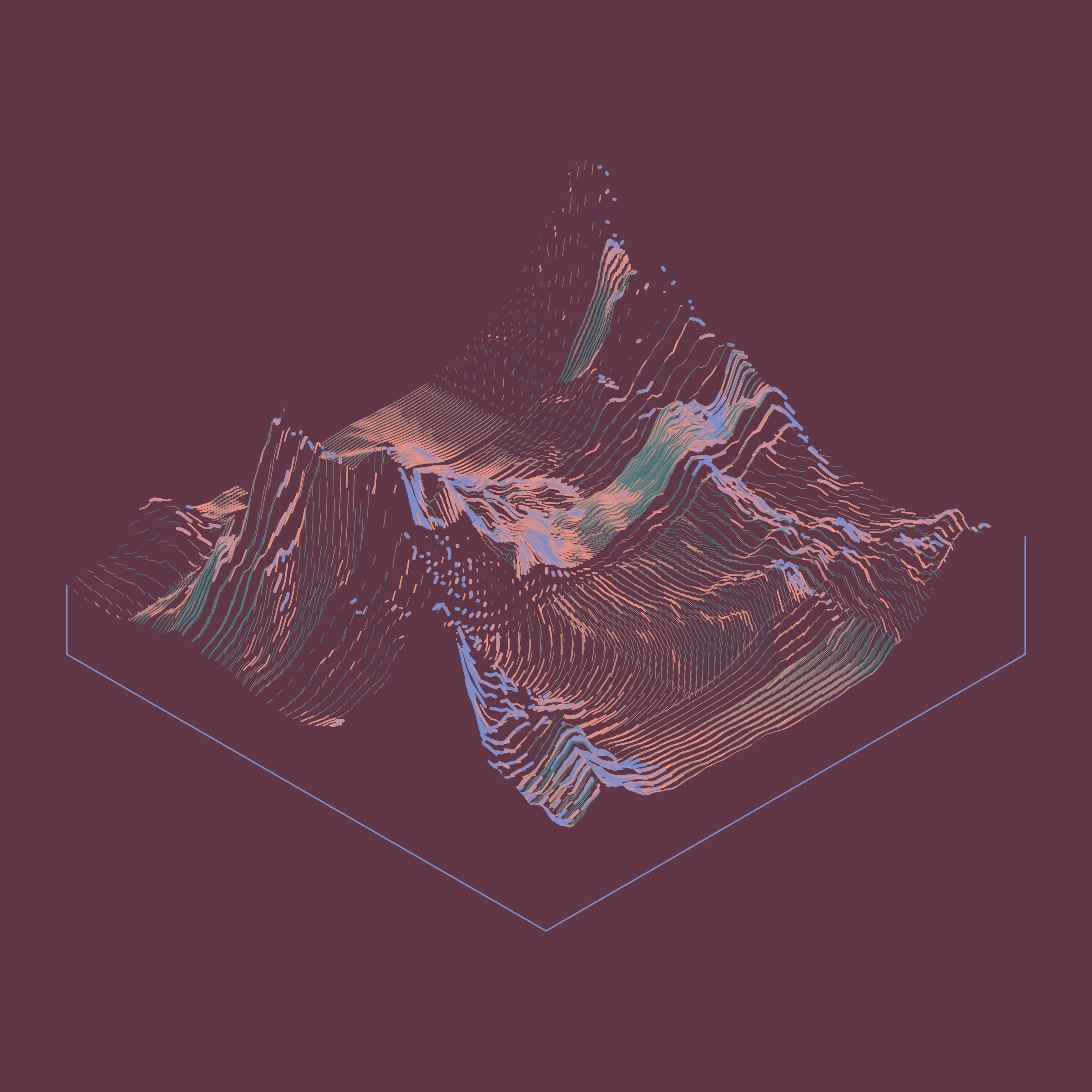 Art Blocks - Art Blocks v2 - Subscapes #480 - NFT # 53000480