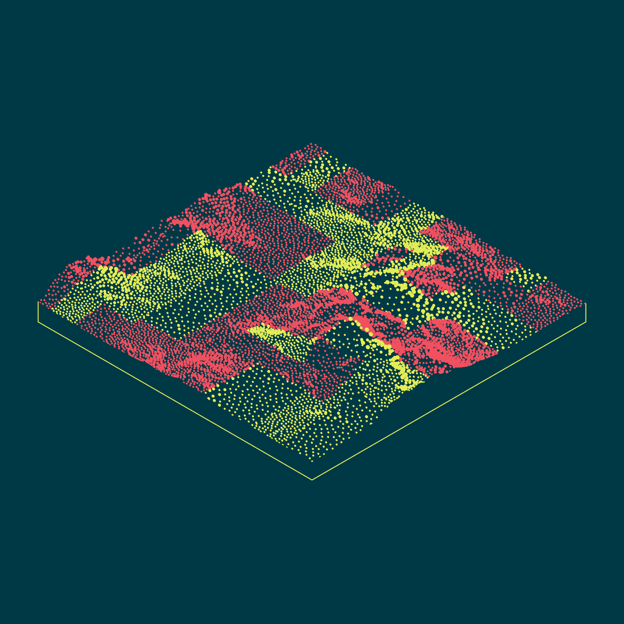 Art Blocks - Art Blocks v2 - Subscapes #483 - NFT # 53000483