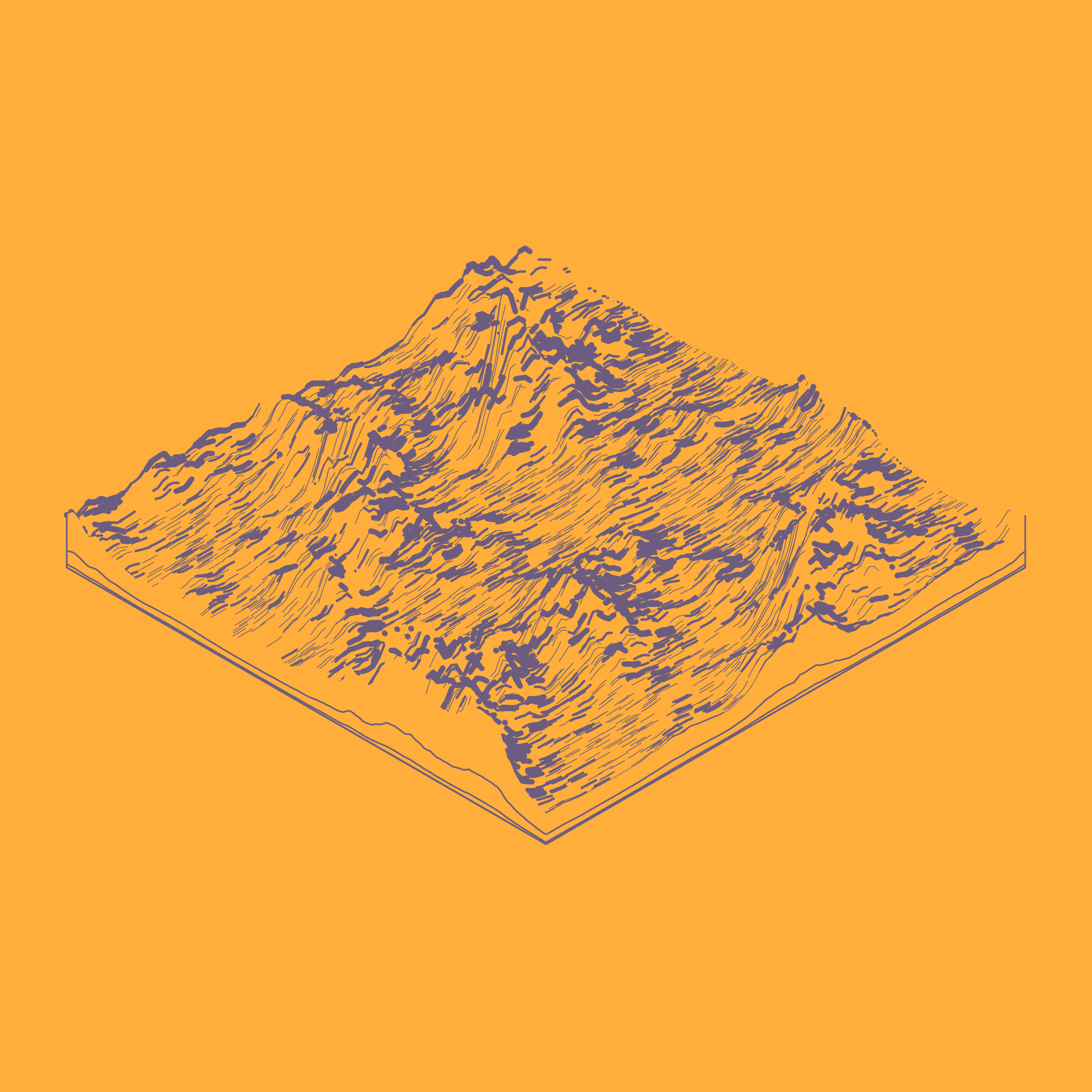 Art Blocks - Art Blocks v2 - Subscapes #485 - NFT # 53000485