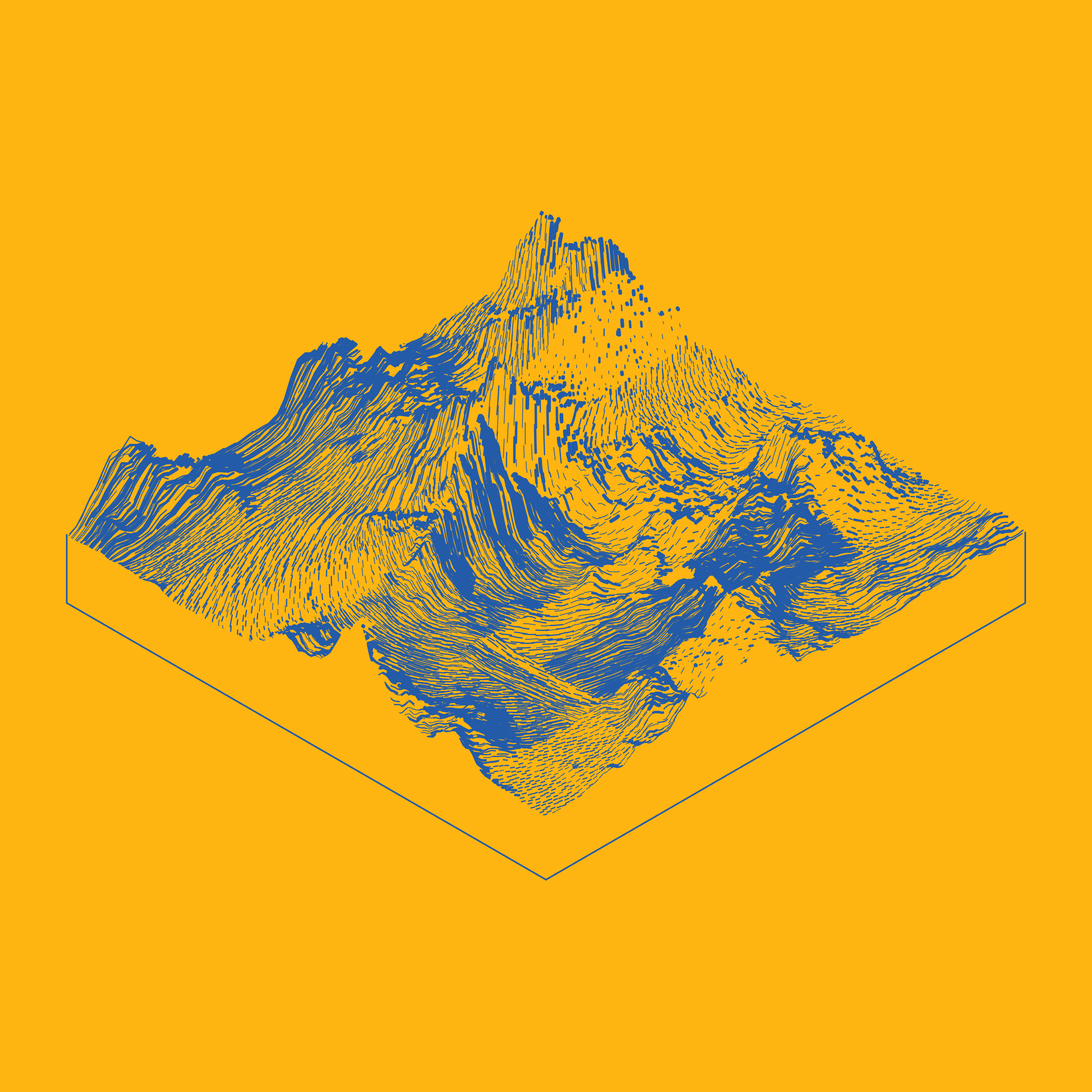 Art Blocks - Art Blocks v2 - Subscapes #486 - NFT # 53000486