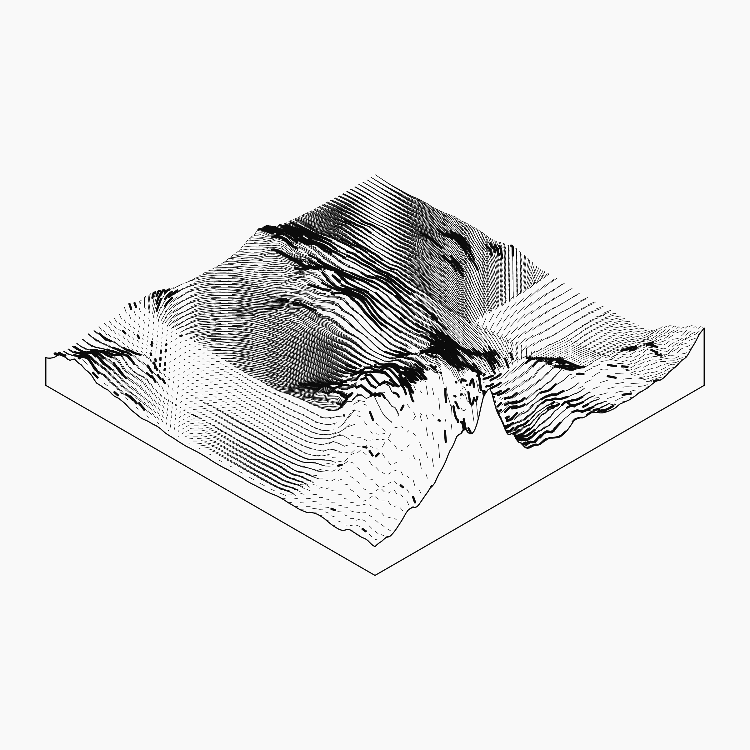 Art Blocks - Art Blocks v2 - Subscapes #489 - NFT # 53000489