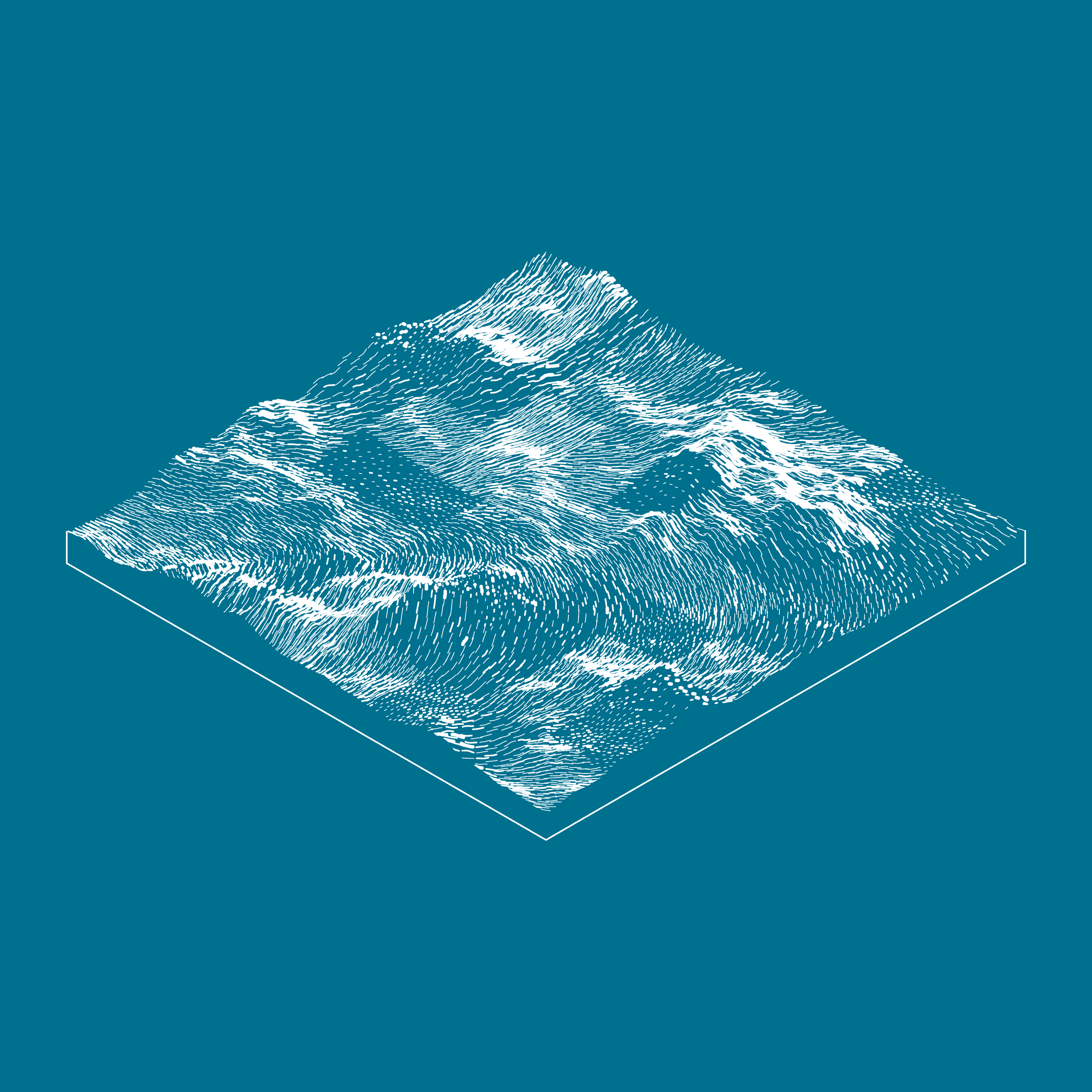 Art Blocks - Art Blocks v2 - Subscapes #491 - NFT # 53000491