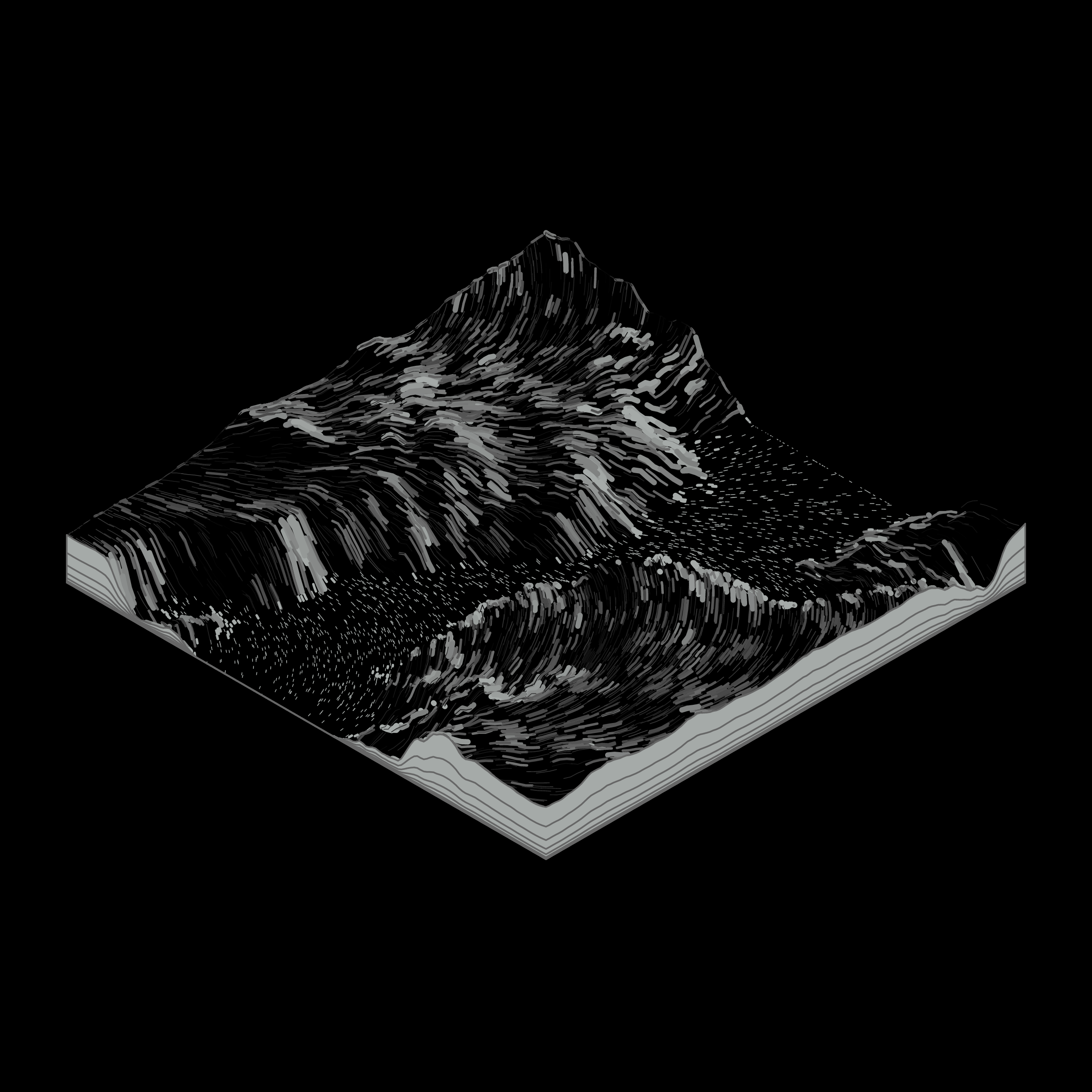 Art Blocks - Art Blocks v2 - Subscapes #497 - NFT # 53000497