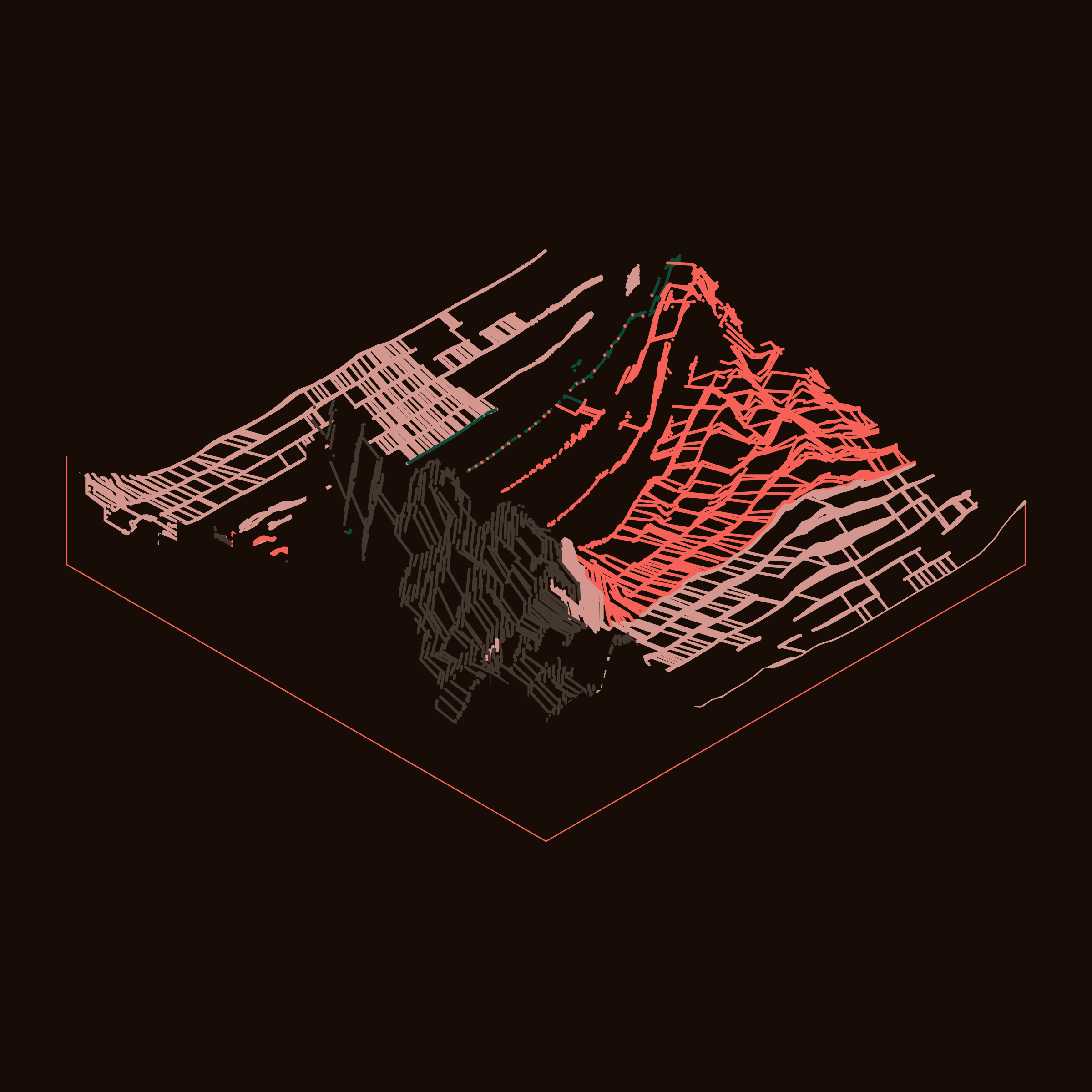 Art Blocks - Art Blocks v2 - Subscapes #498 - NFT # 53000498