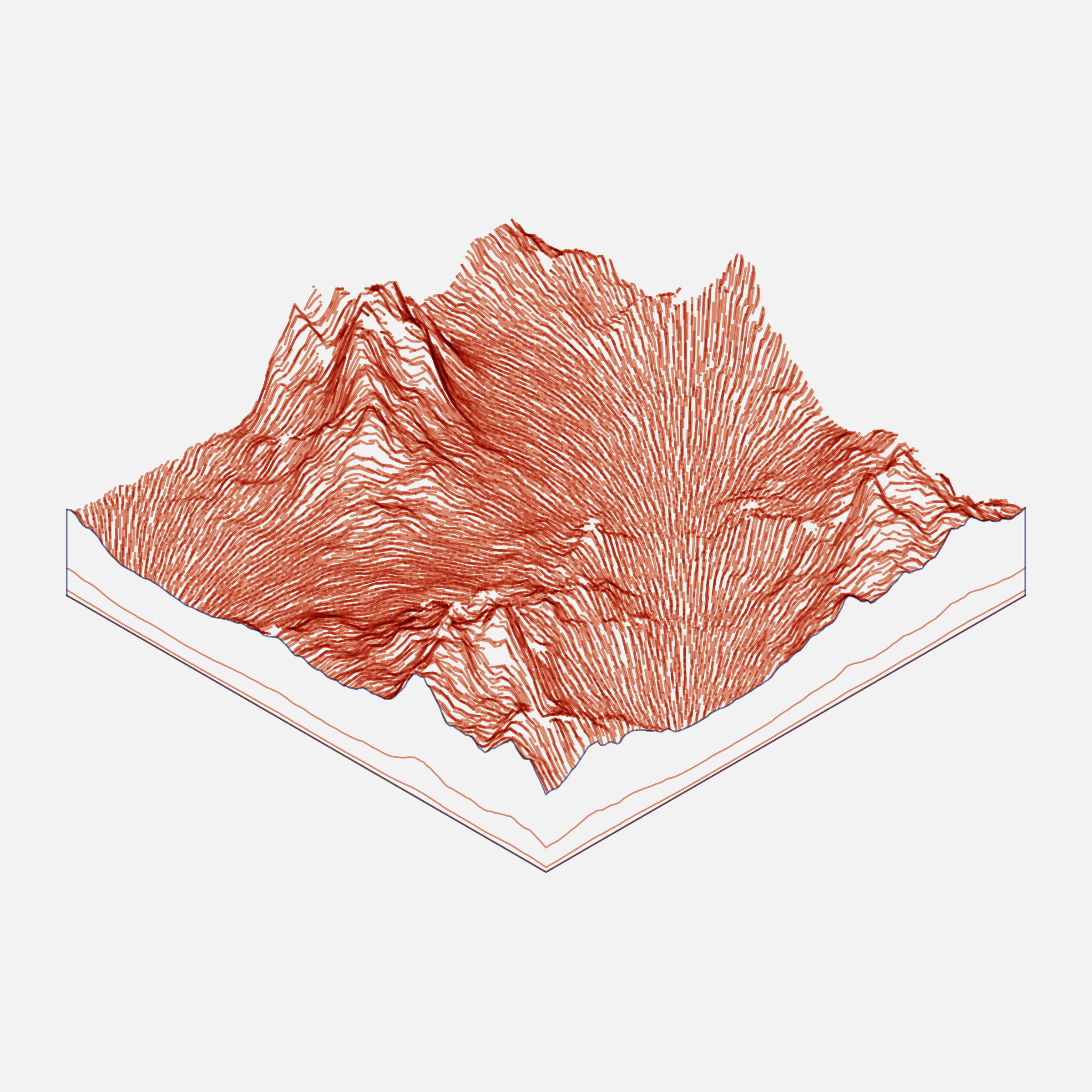 Art Blocks - Art Blocks v2 - Subscapes #499 - NFT # 53000499