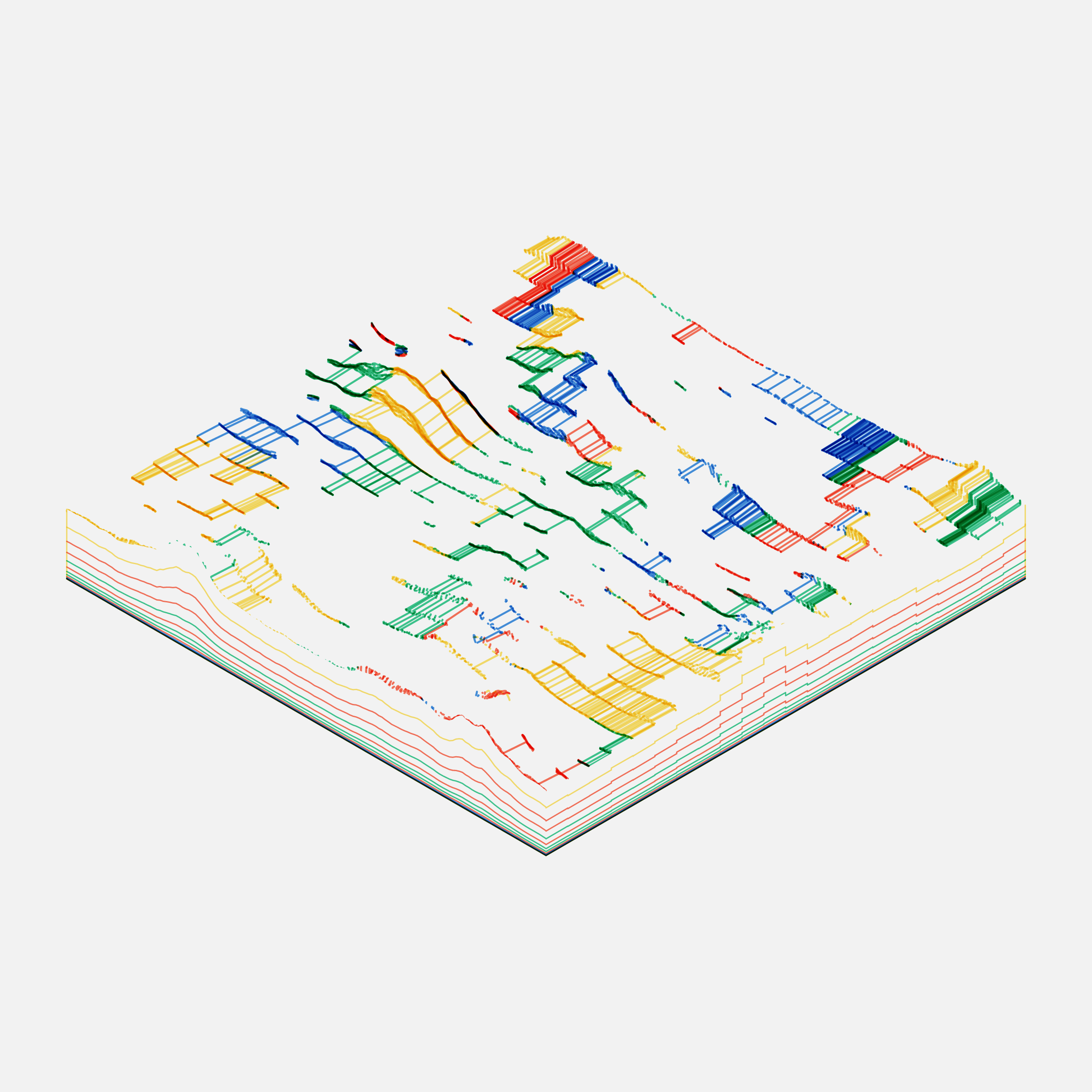 Art Blocks - Art Blocks v2 - Subscapes #500 - NFT # 53000500