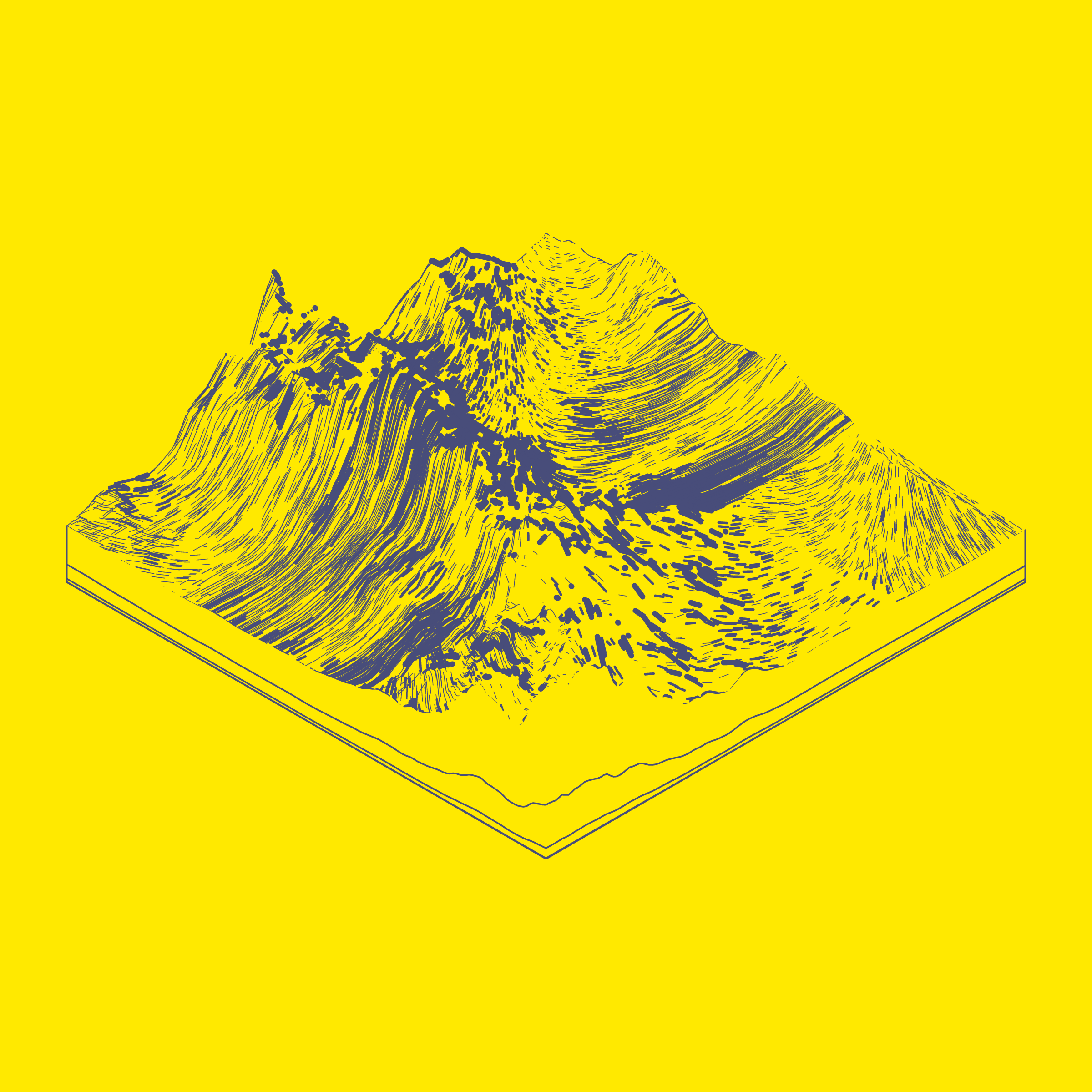 Art Blocks - Art Blocks v2 - Subscapes #509 - NFT # 53000509