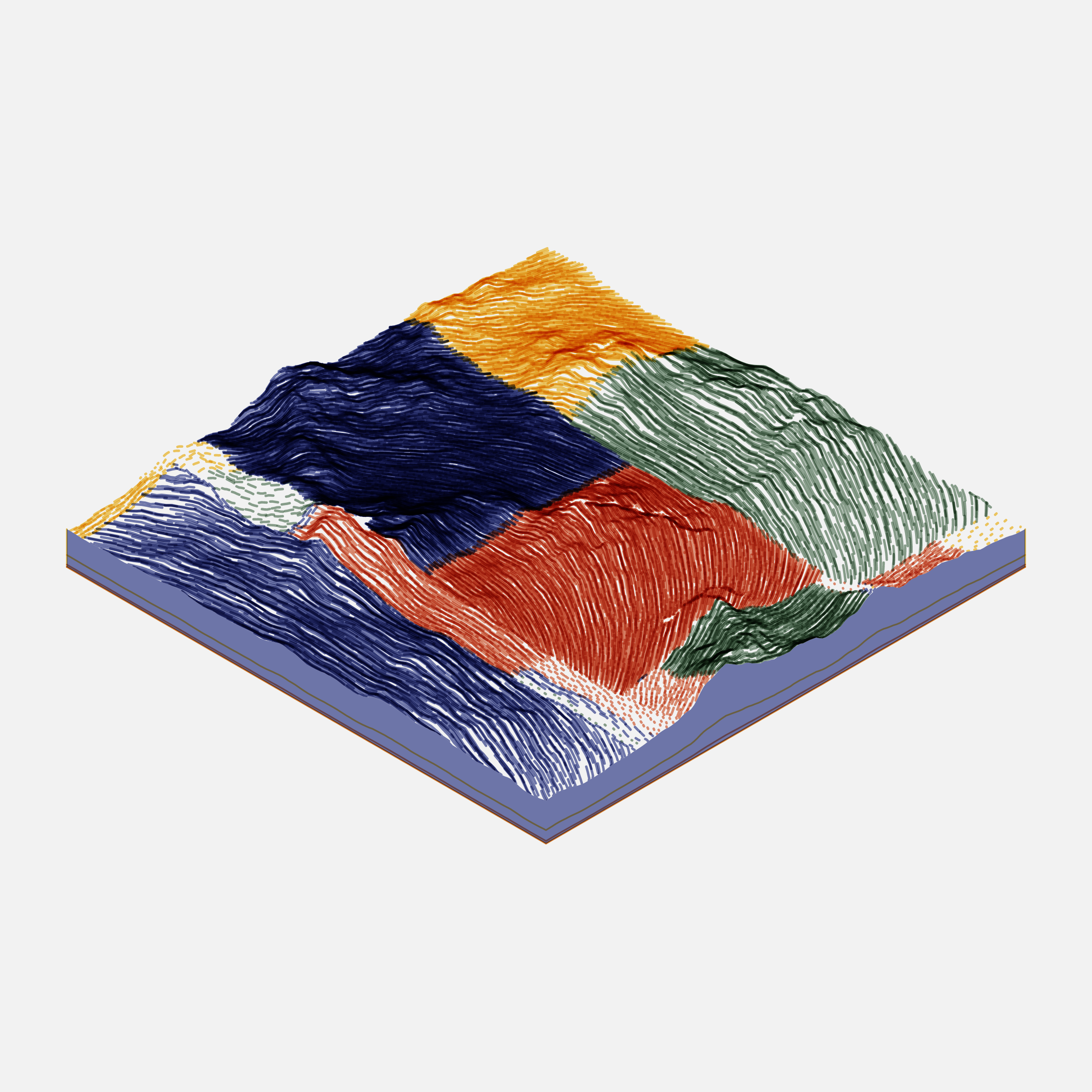 Art Blocks - Art Blocks v2 - Subscapes #510 - NFT # 53000510