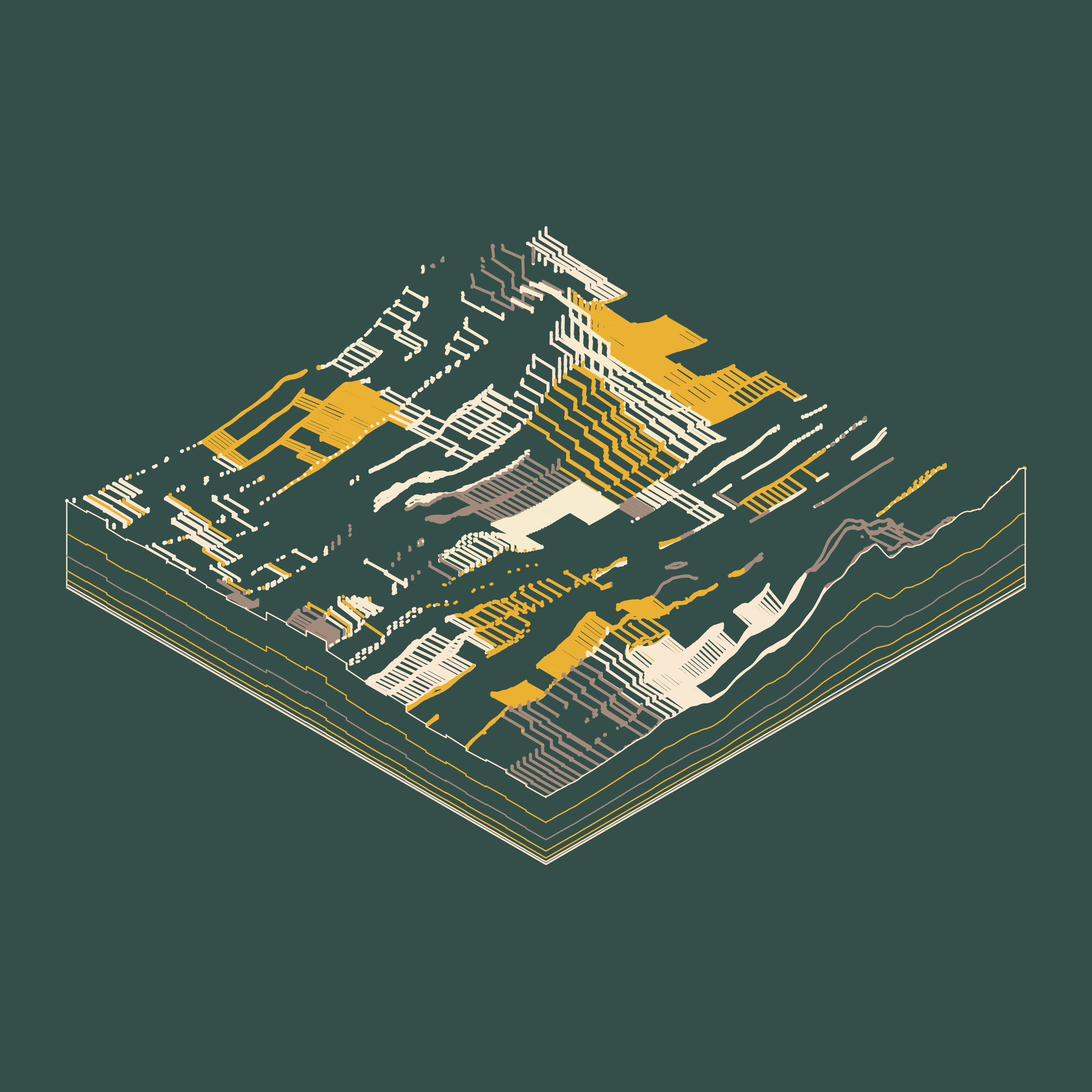 Art Blocks - Art Blocks v2 - Subscapes #513 - NFT # 53000513