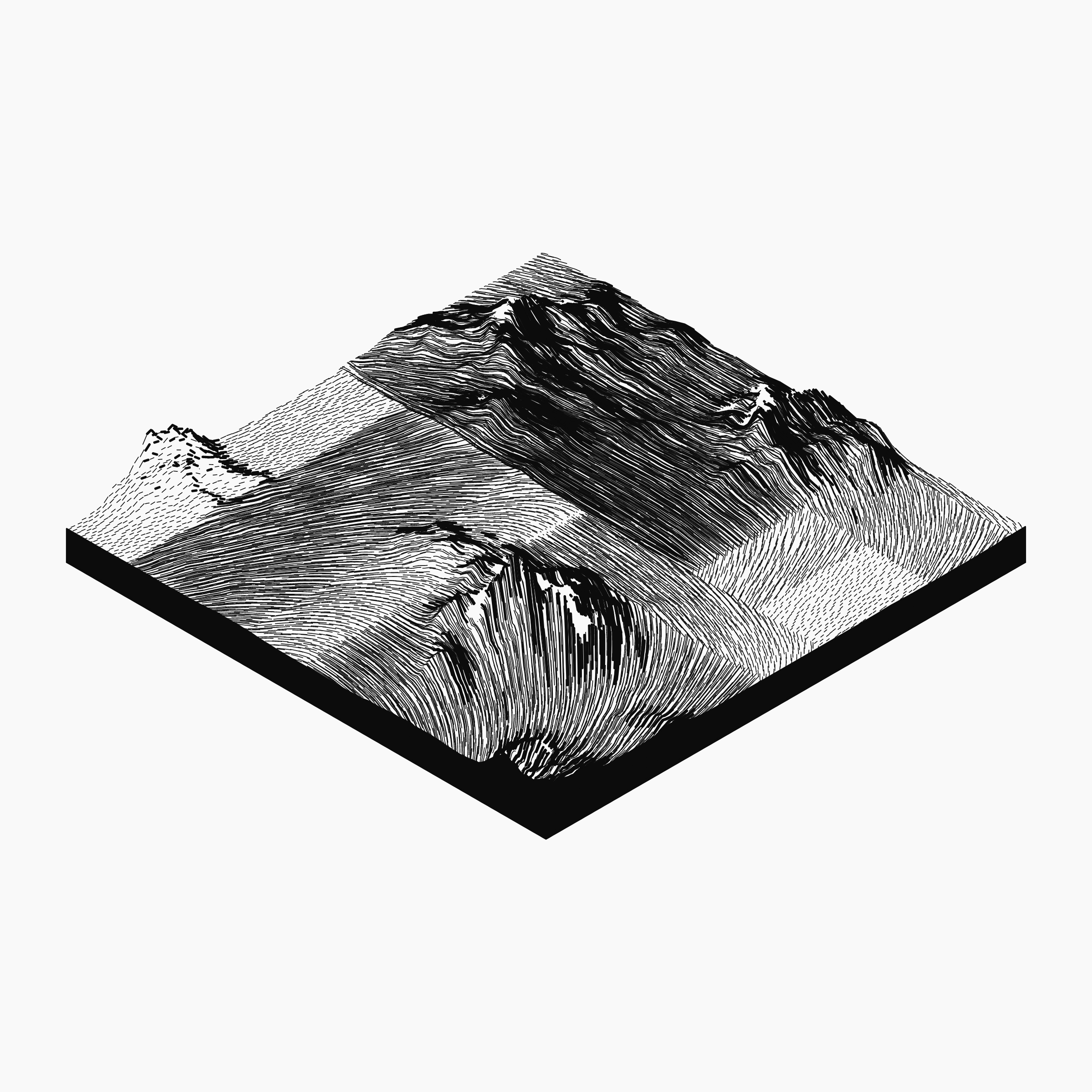 Art Blocks - Art Blocks v2 - Subscapes #515 - NFT # 53000515