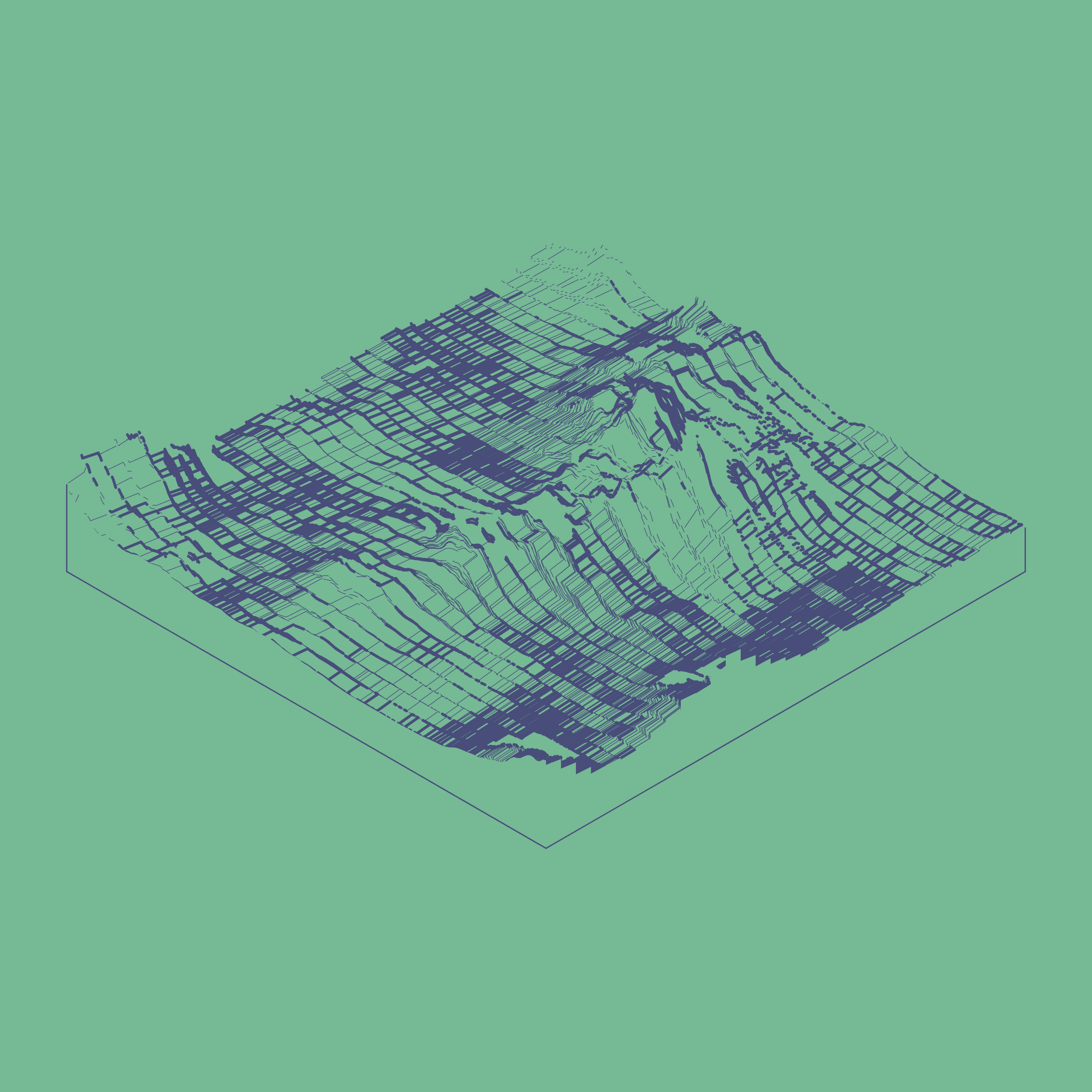 Art Blocks - Art Blocks v2 - Subscapes #517 - NFT # 53000517