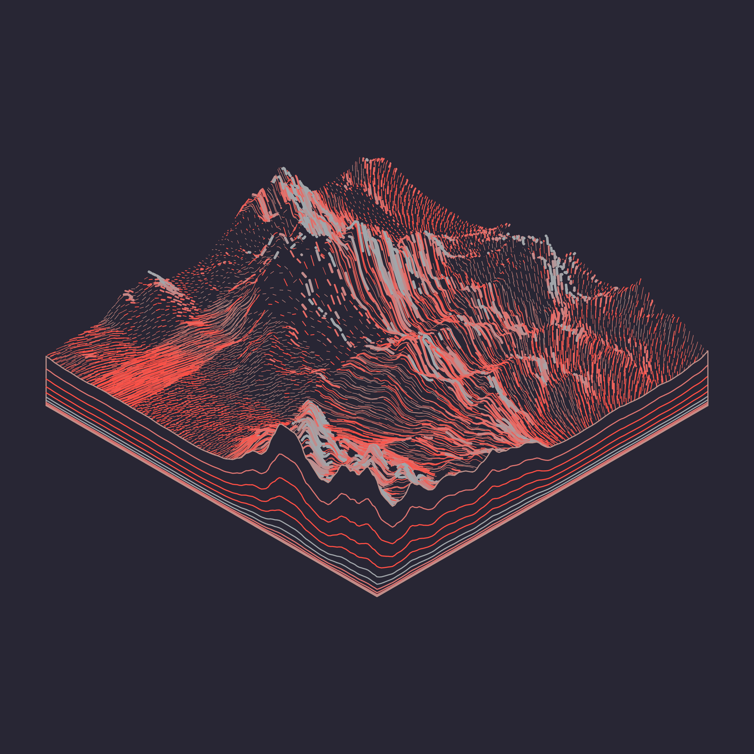 Art Blocks - Art Blocks v2 - Subscapes #519 - NFT # 53000519