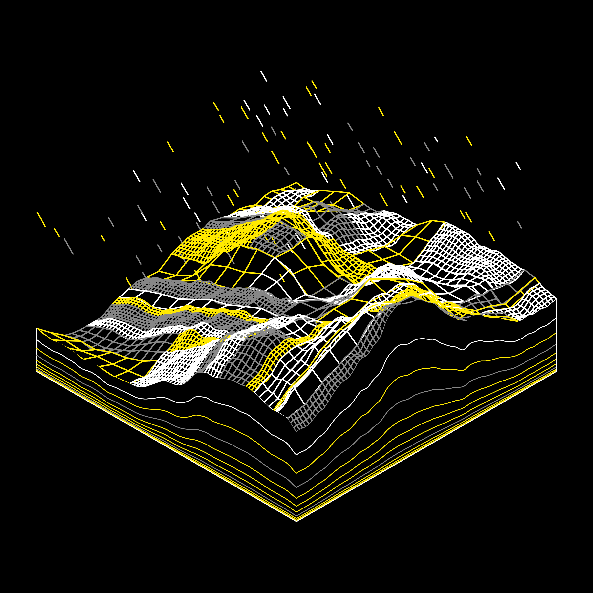 Art Blocks - Art Blocks v2 - Subscapes #524 - NFT # 53000524
