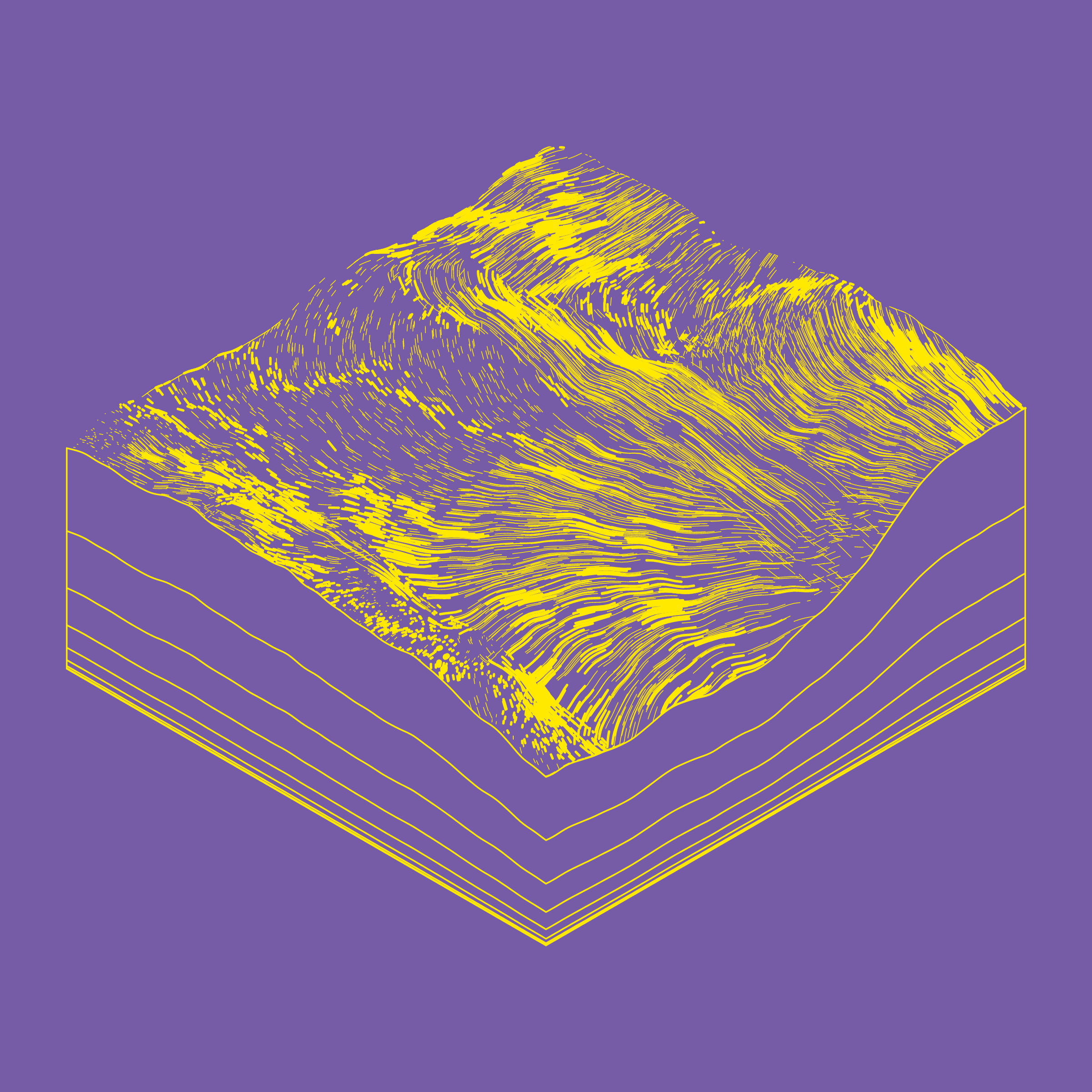 Art Blocks - Art Blocks v2 - Subscapes #525 - NFT # 53000525