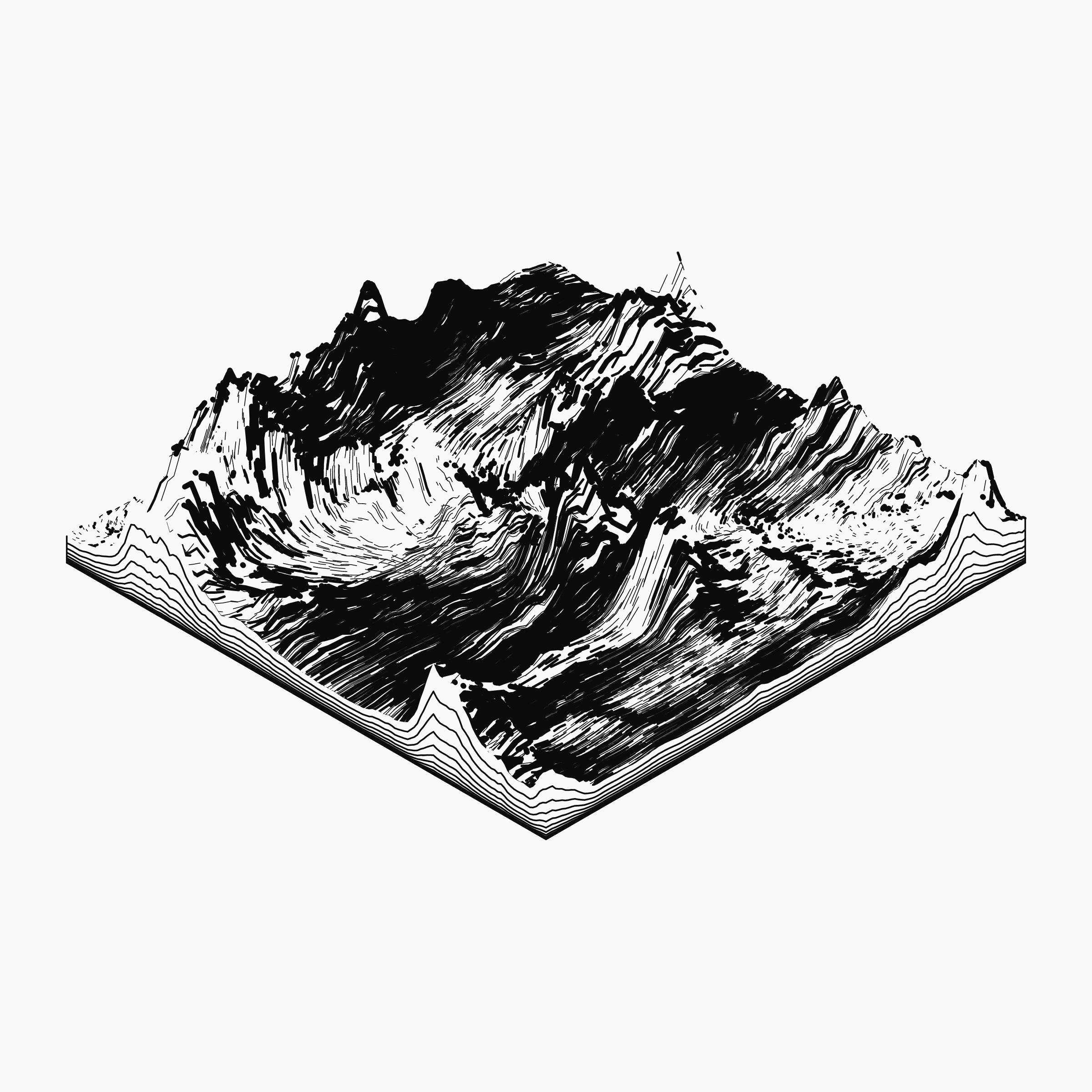 Art Blocks - Art Blocks v2 - Subscapes #526 - NFT # 53000526