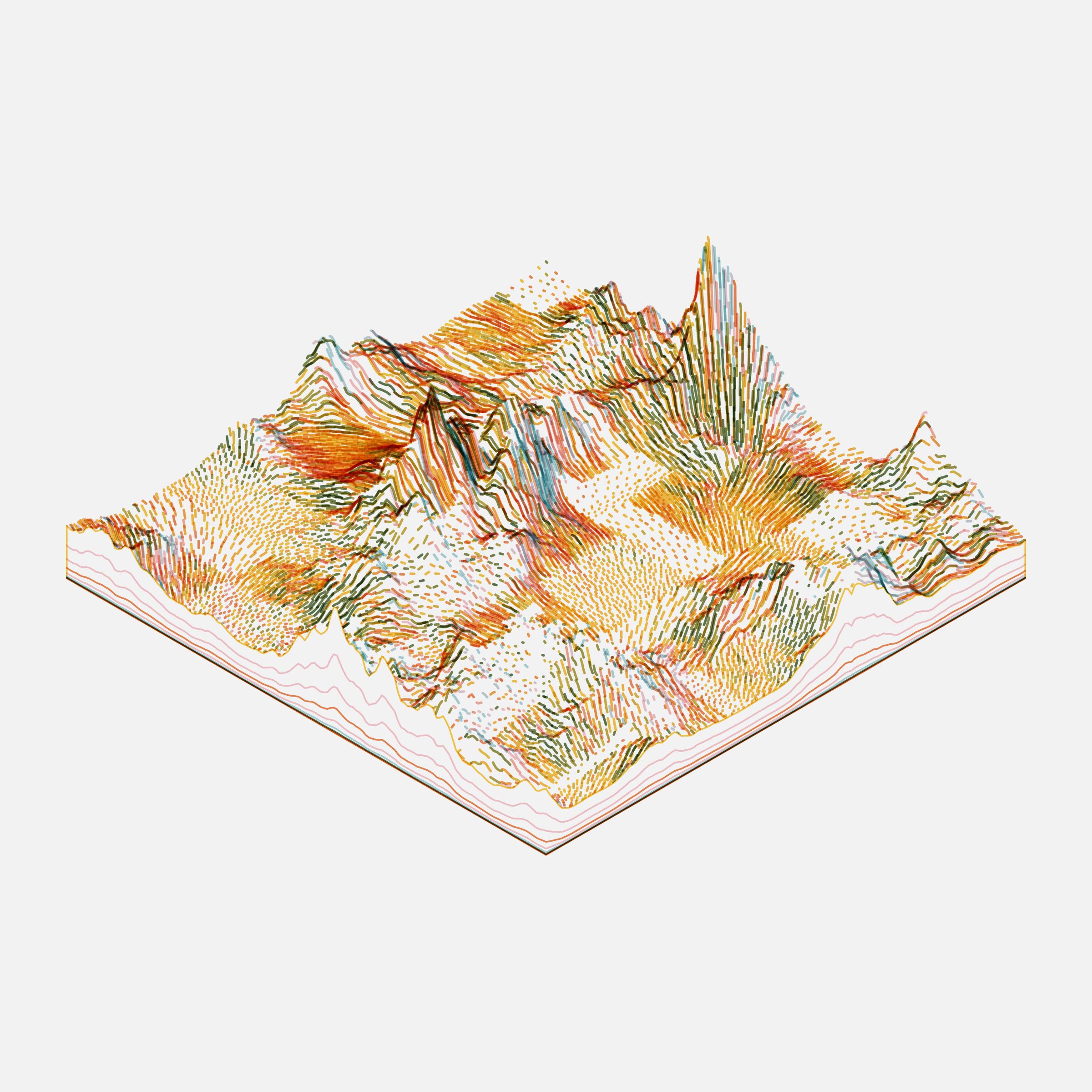 Art Blocks - Art Blocks v2 - Subscapes #527 - NFT # 53000527