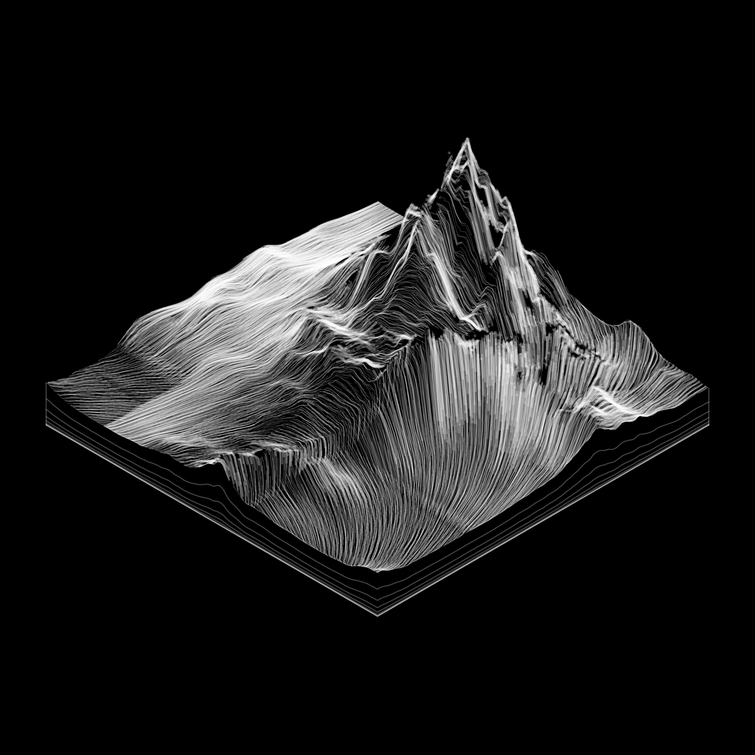 Art Blocks - Art Blocks v2 - Subscapes #532 - NFT # 53000532