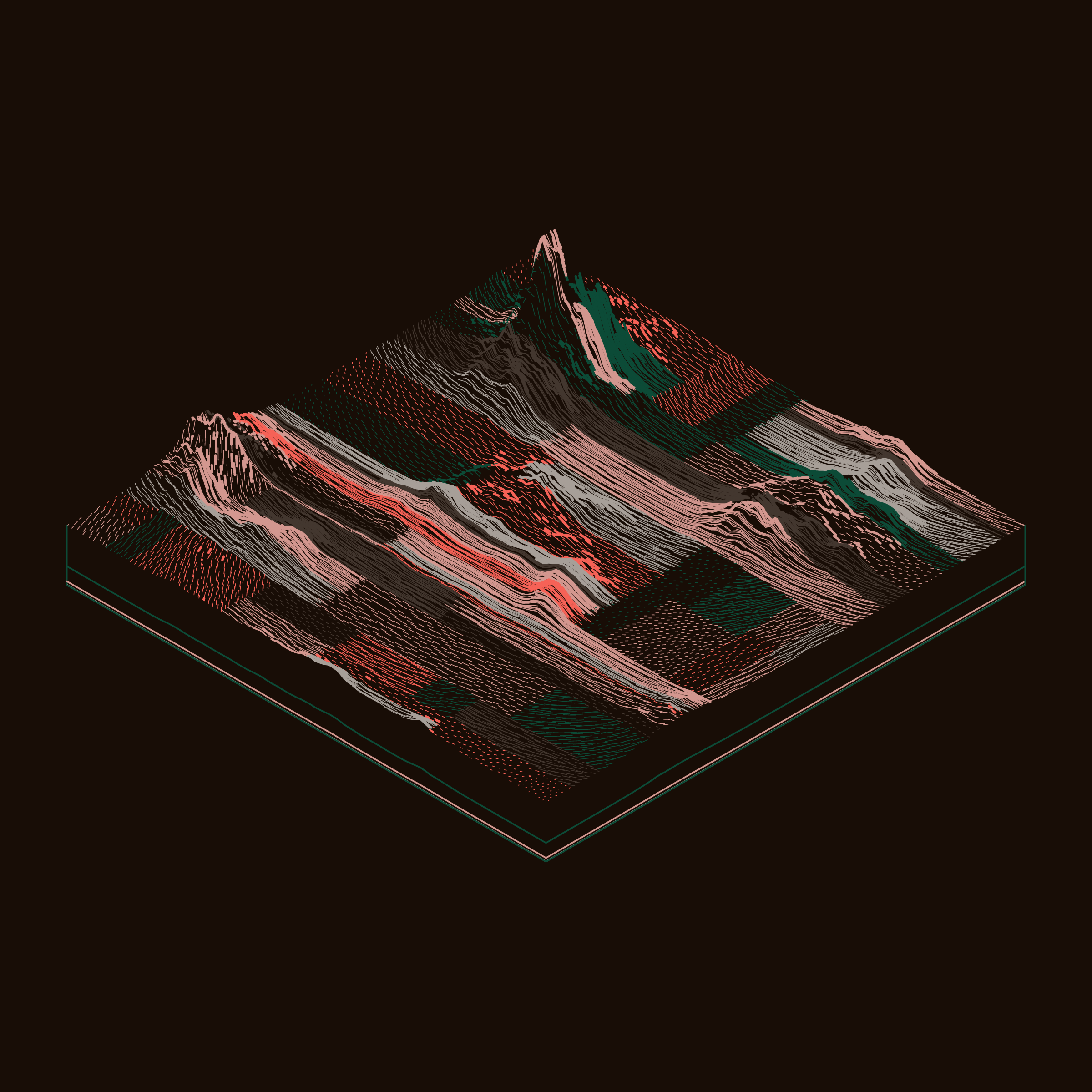 Art Blocks - Art Blocks v2 - Subscapes #534 - NFT # 53000534