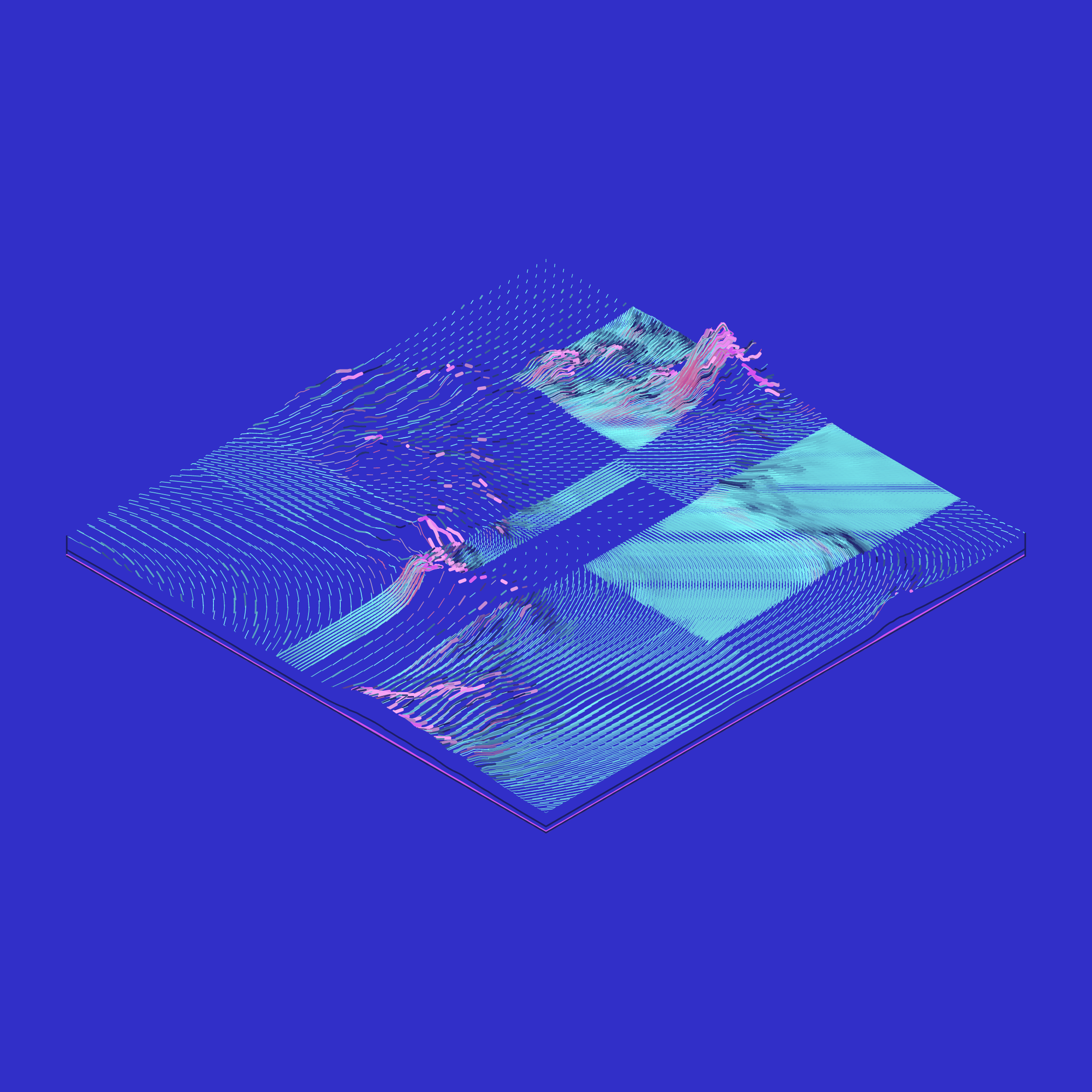 Art Blocks - Art Blocks v2 - Subscapes #535 - NFT # 53000535