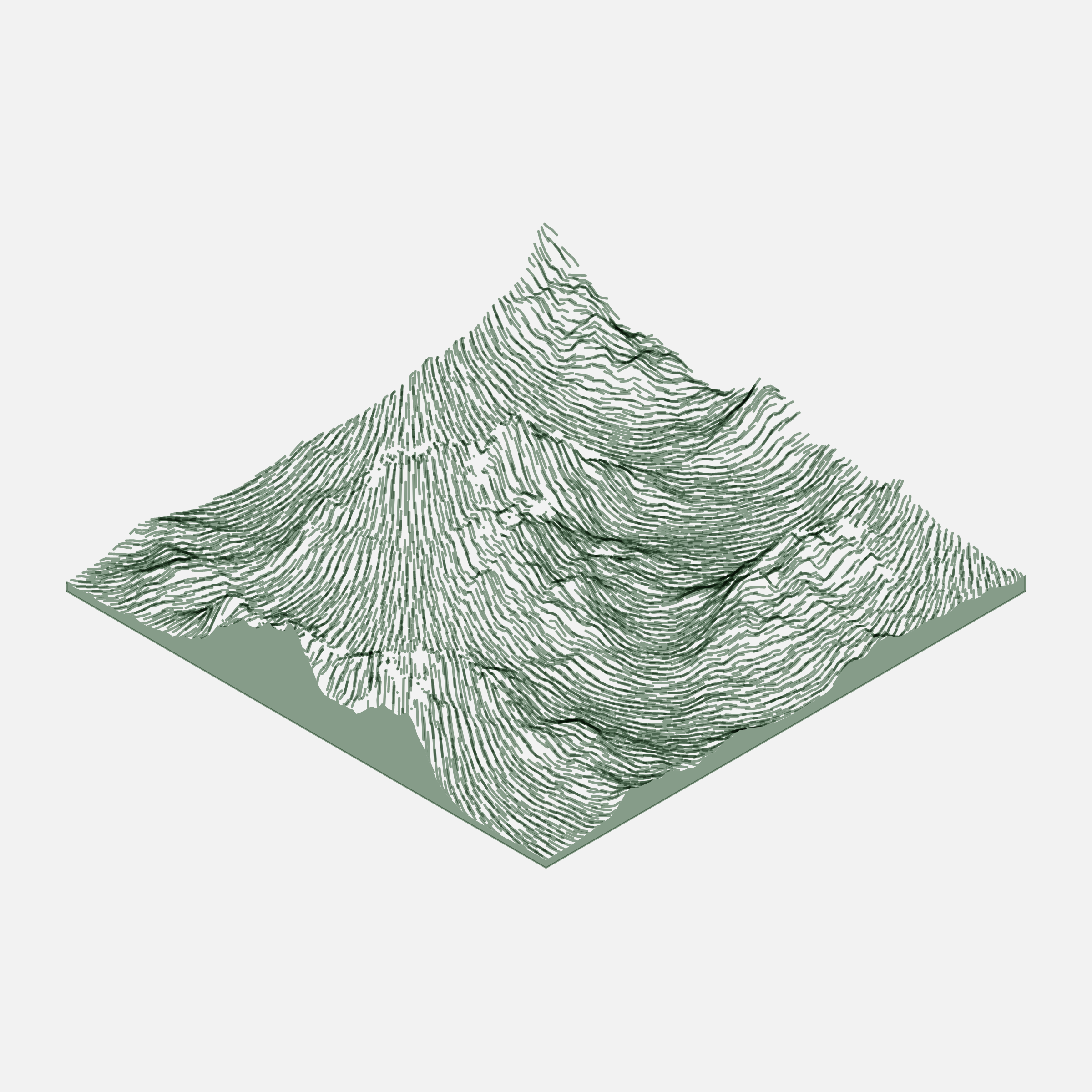 Art Blocks - Art Blocks v2 - Subscapes #536 - NFT # 53000536