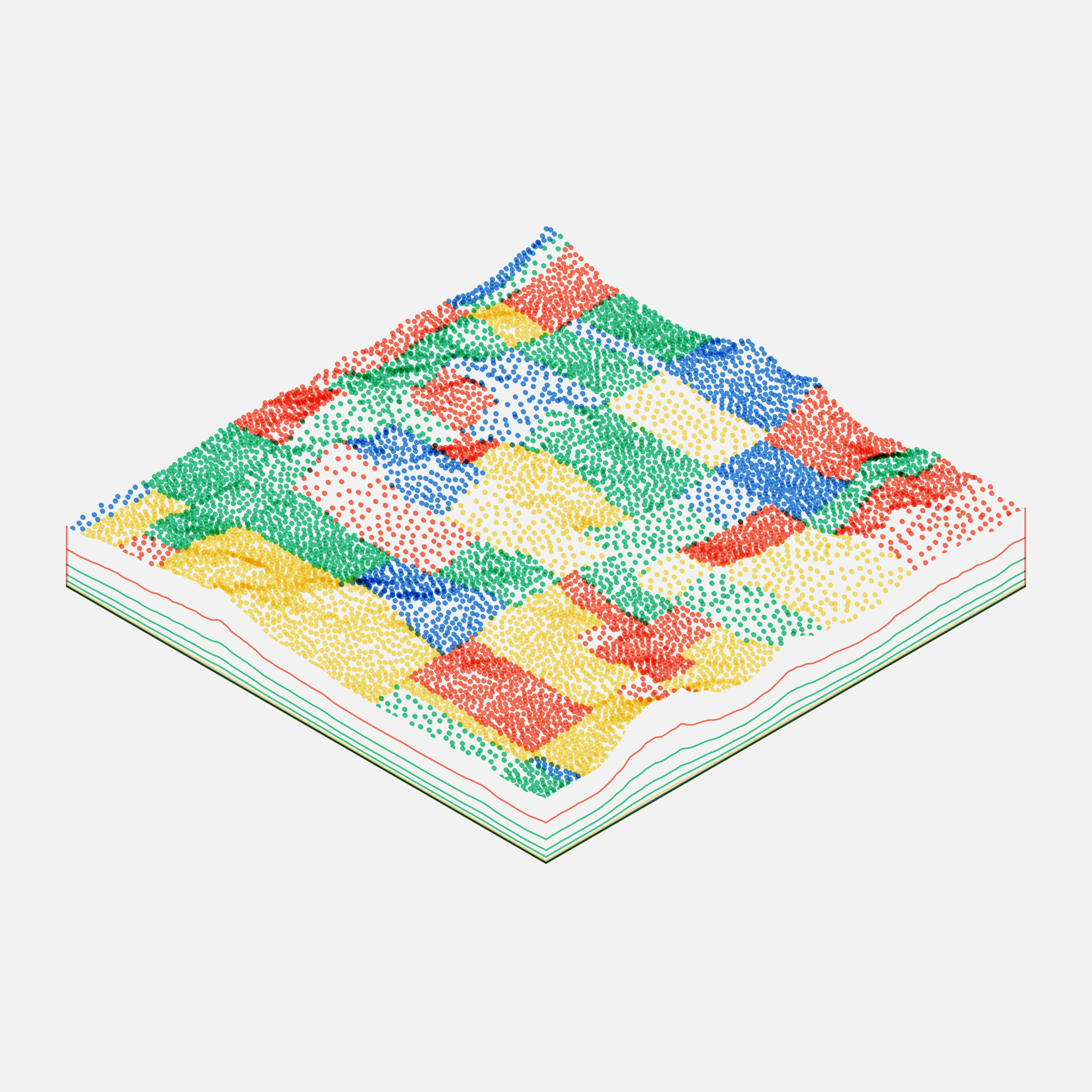 Art Blocks - Art Blocks v2 - Subscapes #537 - NFT # 53000537