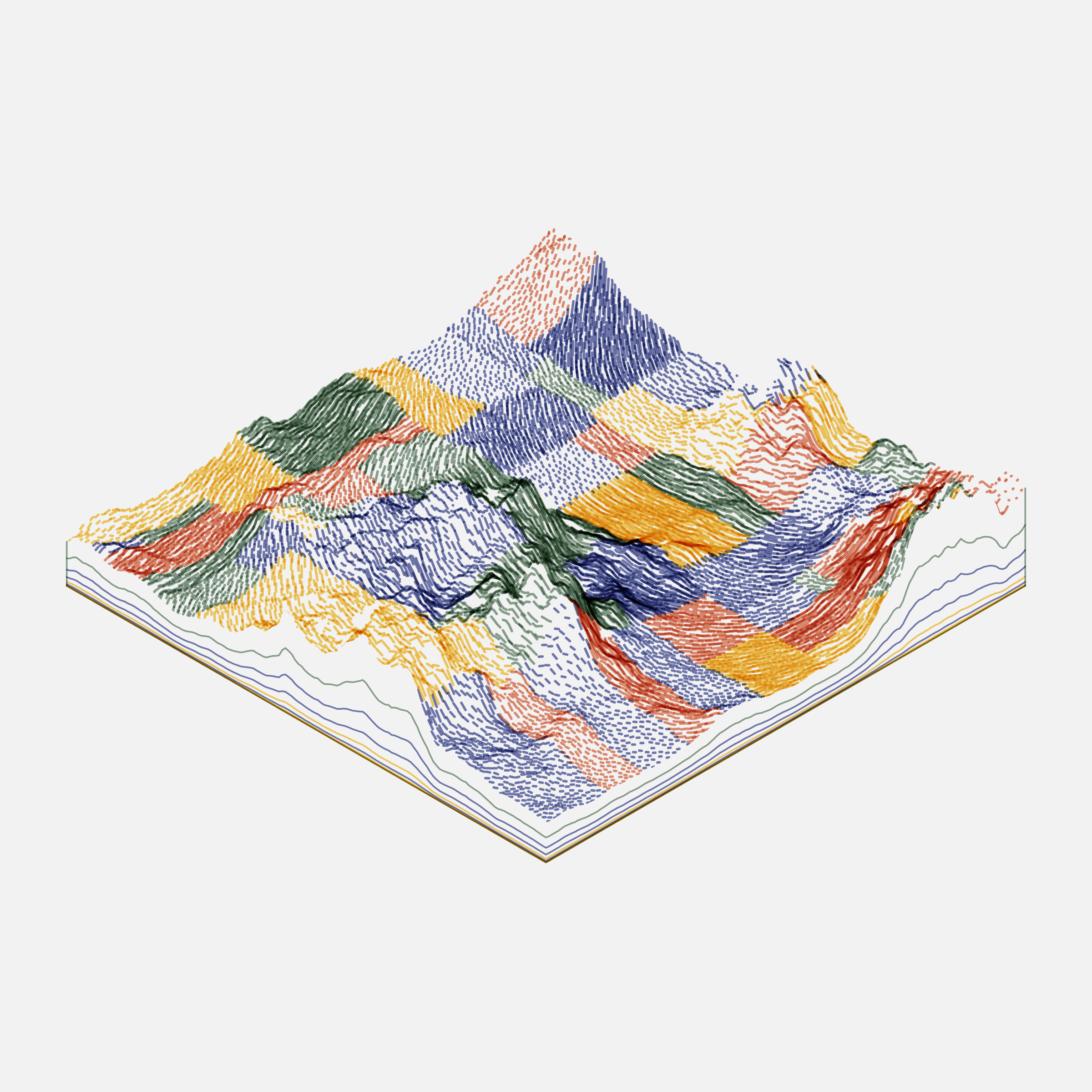 Art Blocks - Art Blocks v2 - Subscapes #540 - NFT # 53000540