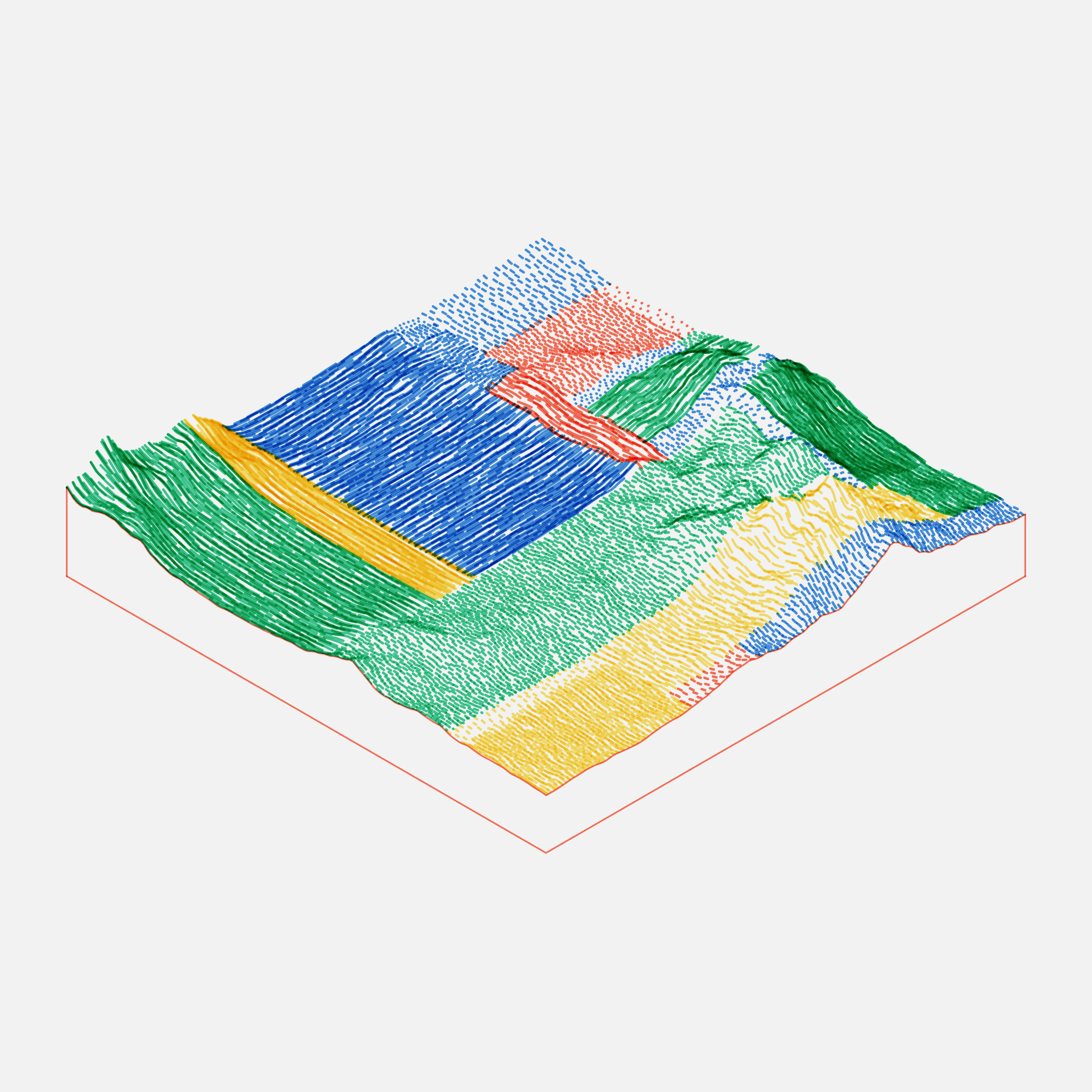 Art Blocks - Art Blocks v2 - Subscapes #545 - NFT # 53000545