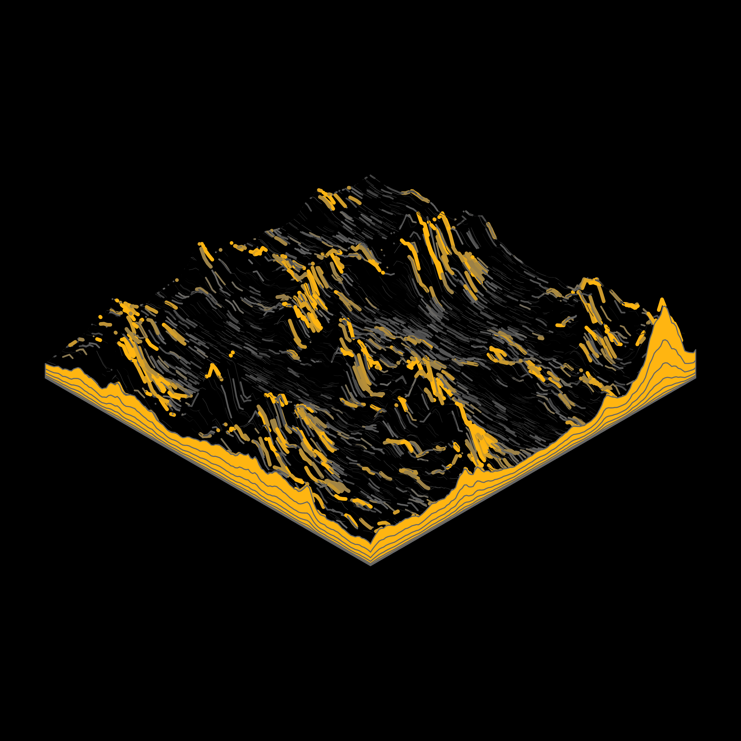 Art Blocks - Art Blocks v2 - Subscapes #547 - NFT # 53000547