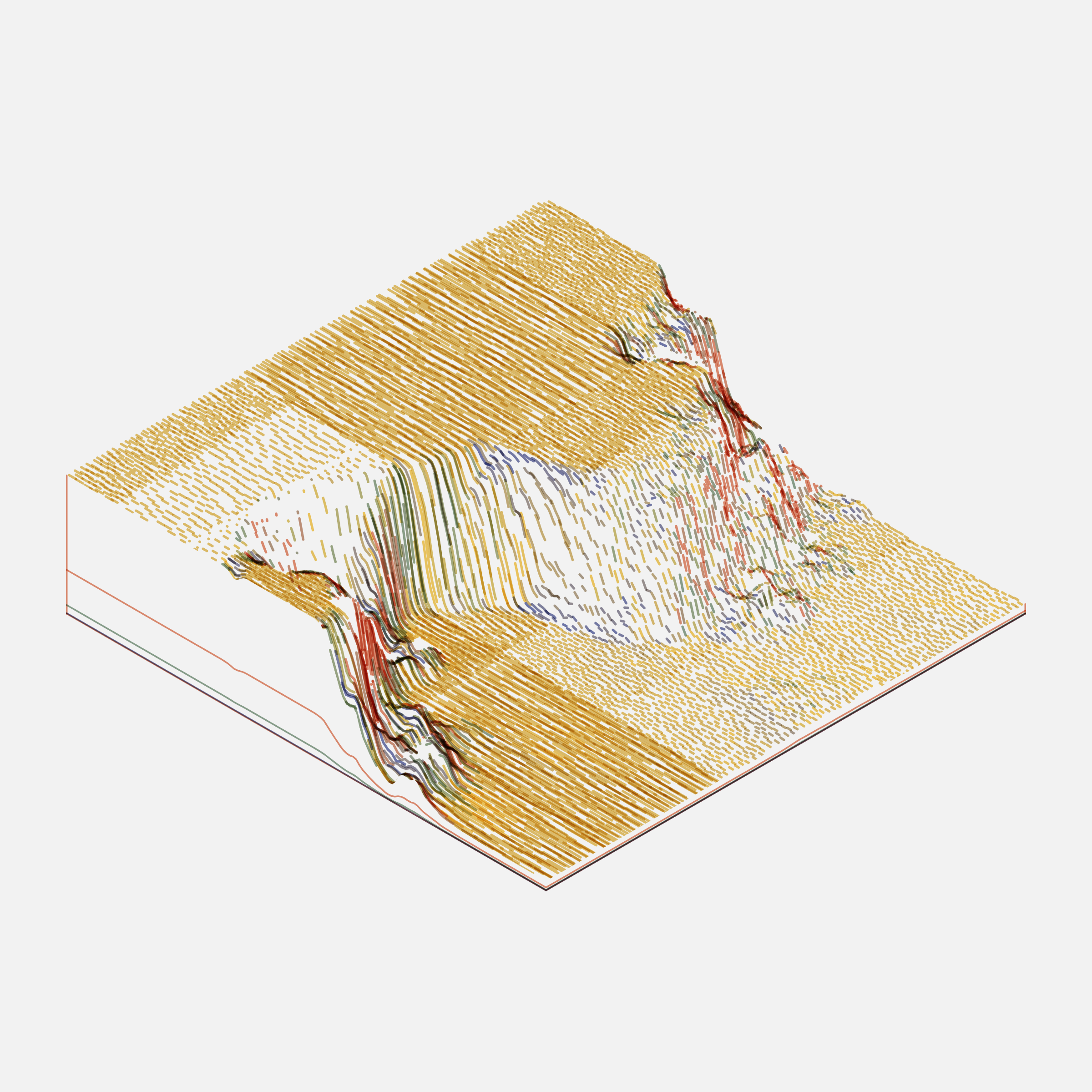 Art Blocks - Art Blocks v2 - Subscapes #548 - NFT # 53000548