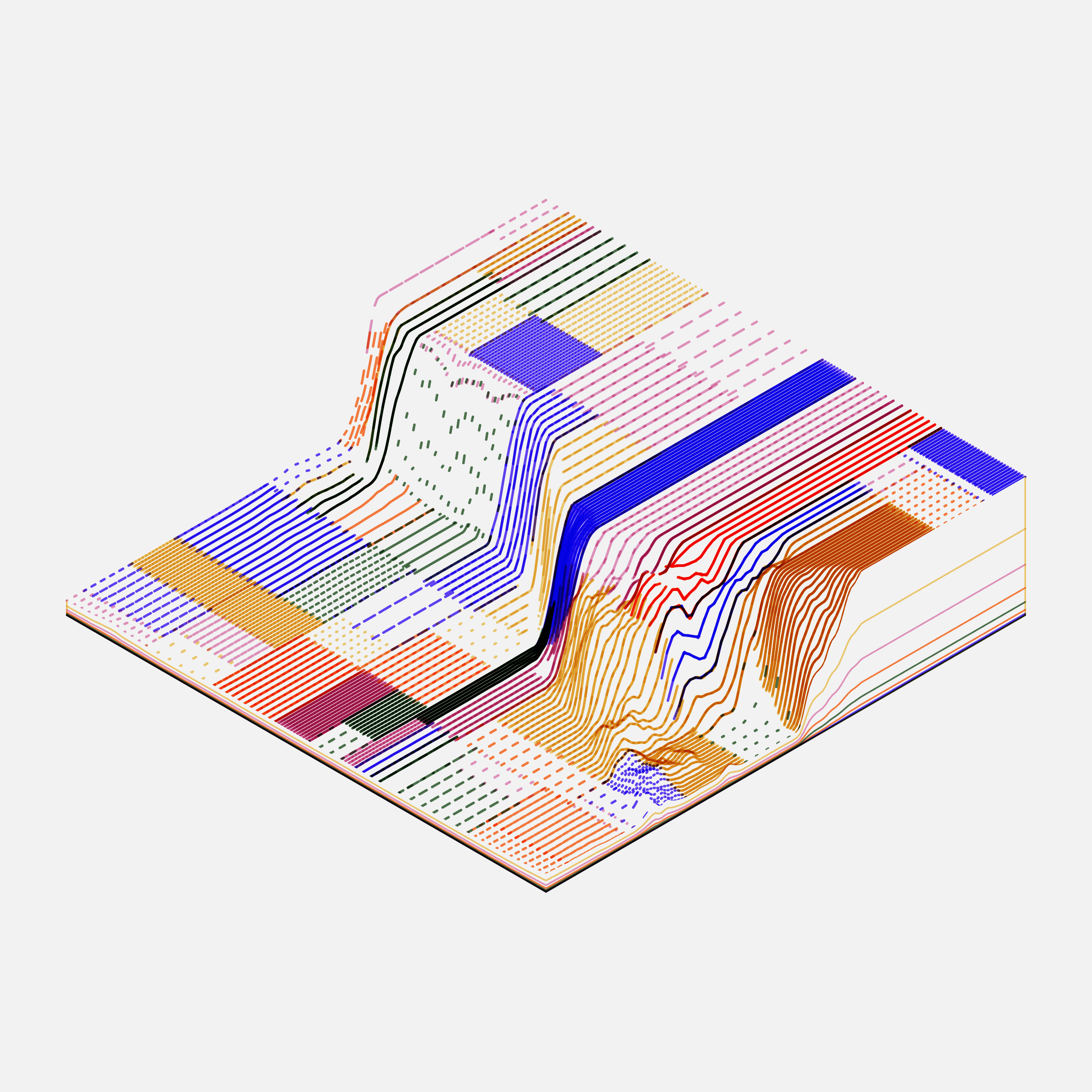 Art Blocks - Art Blocks v2 - Subscapes #555 - NFT # 53000555