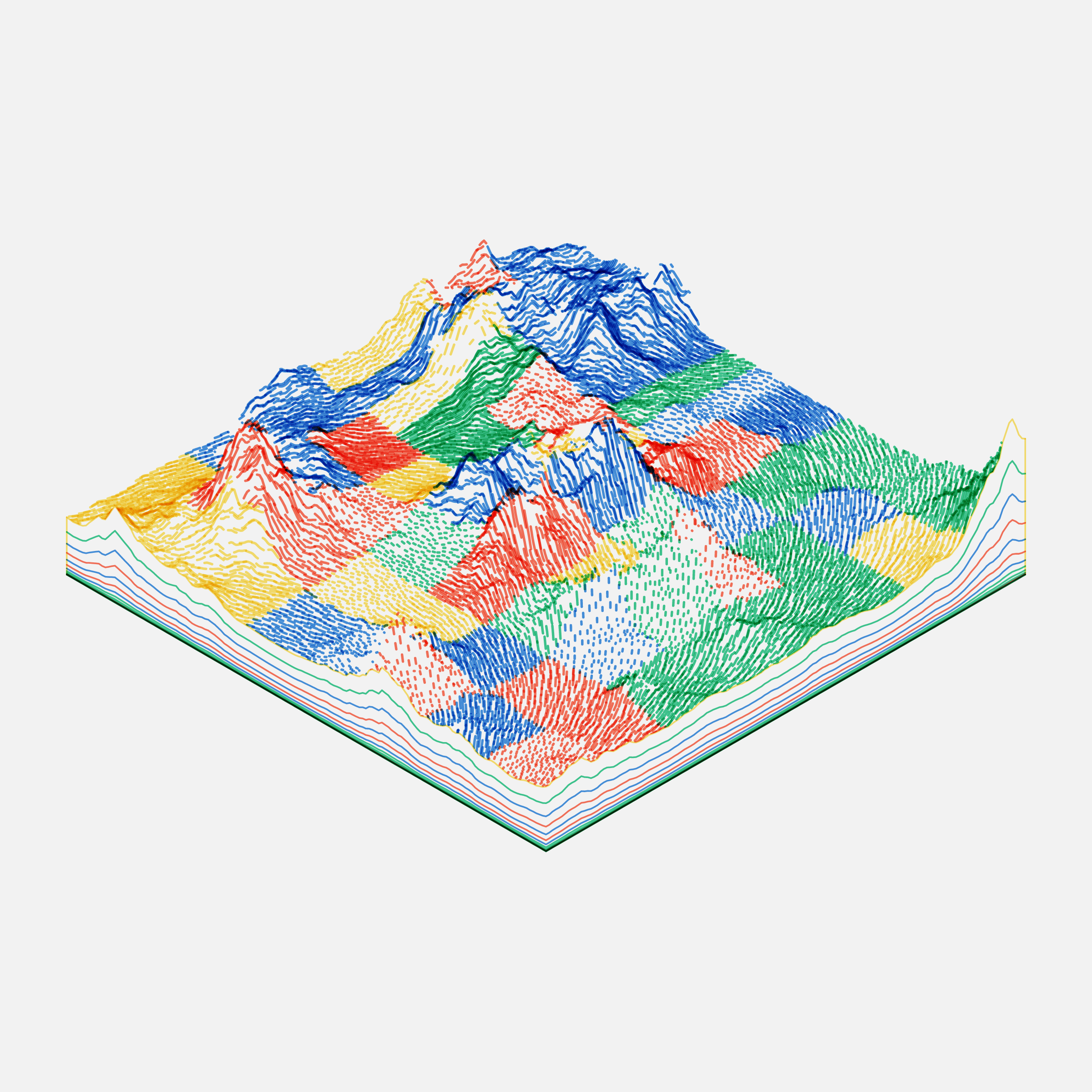 Art Blocks - Art Blocks v2 - Subscapes #566 - NFT # 53000566