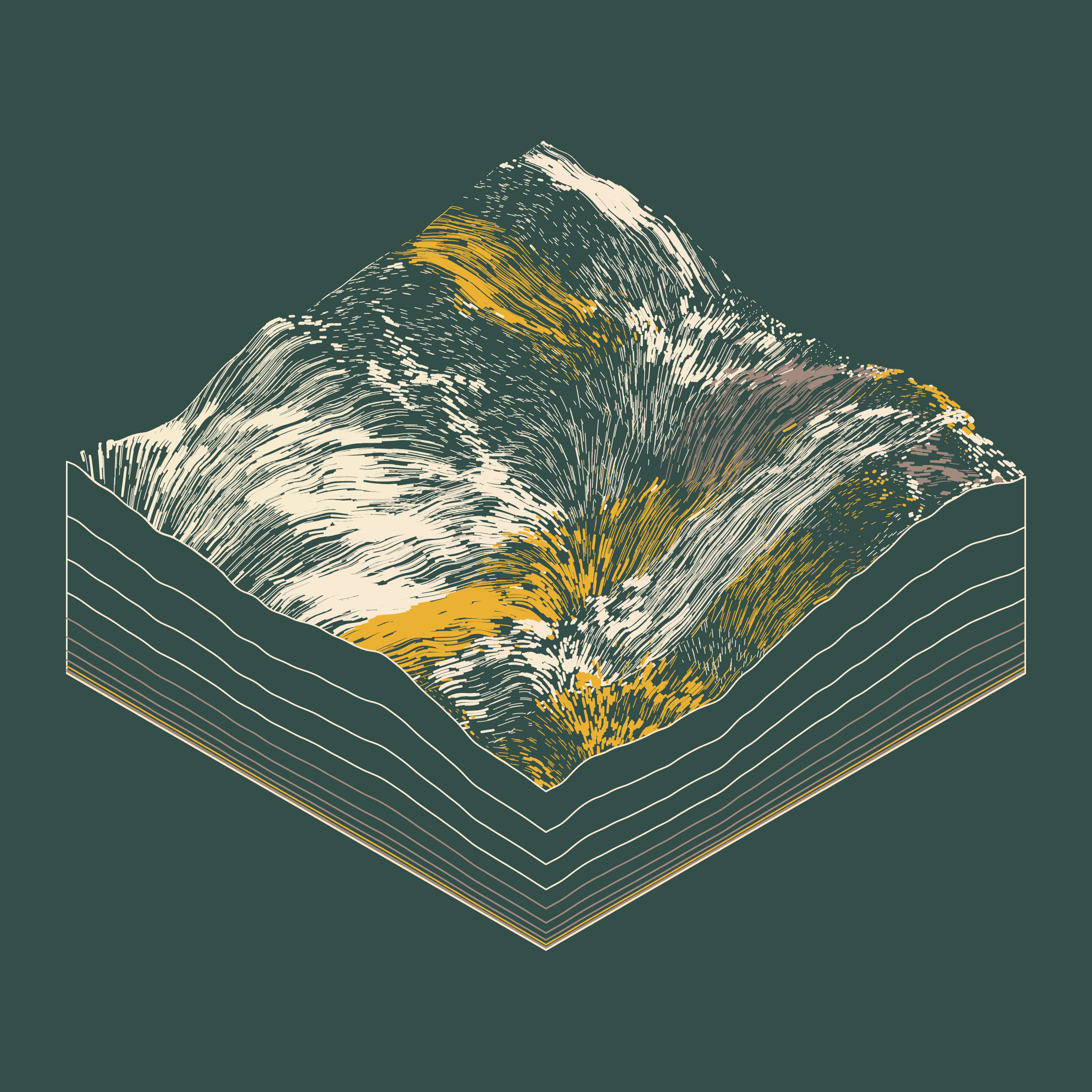 Art Blocks - Art Blocks v2 - Subscapes #568 - NFT # 53000568