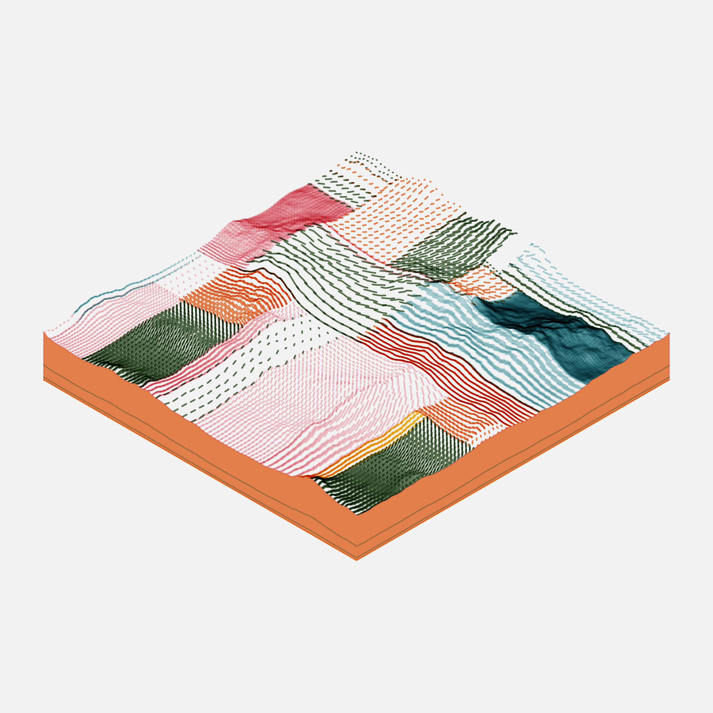 Art Blocks - Art Blocks v2 - Subscapes #570 - NFT # 53000570