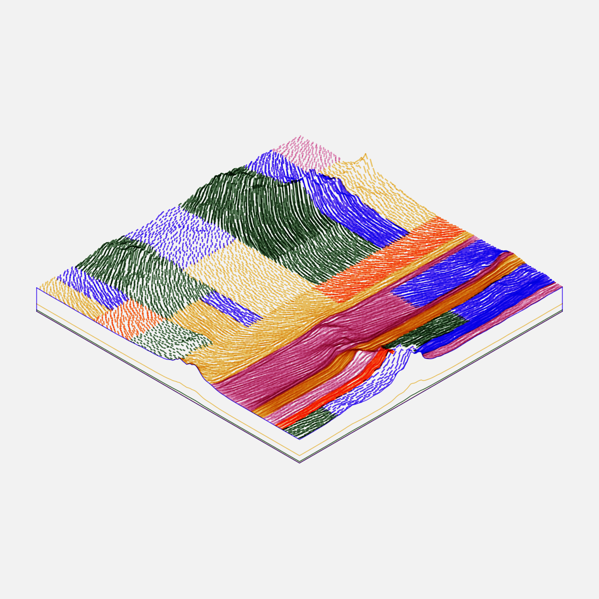 Art Blocks - Art Blocks v2 - Subscapes #571 - NFT # 53000571