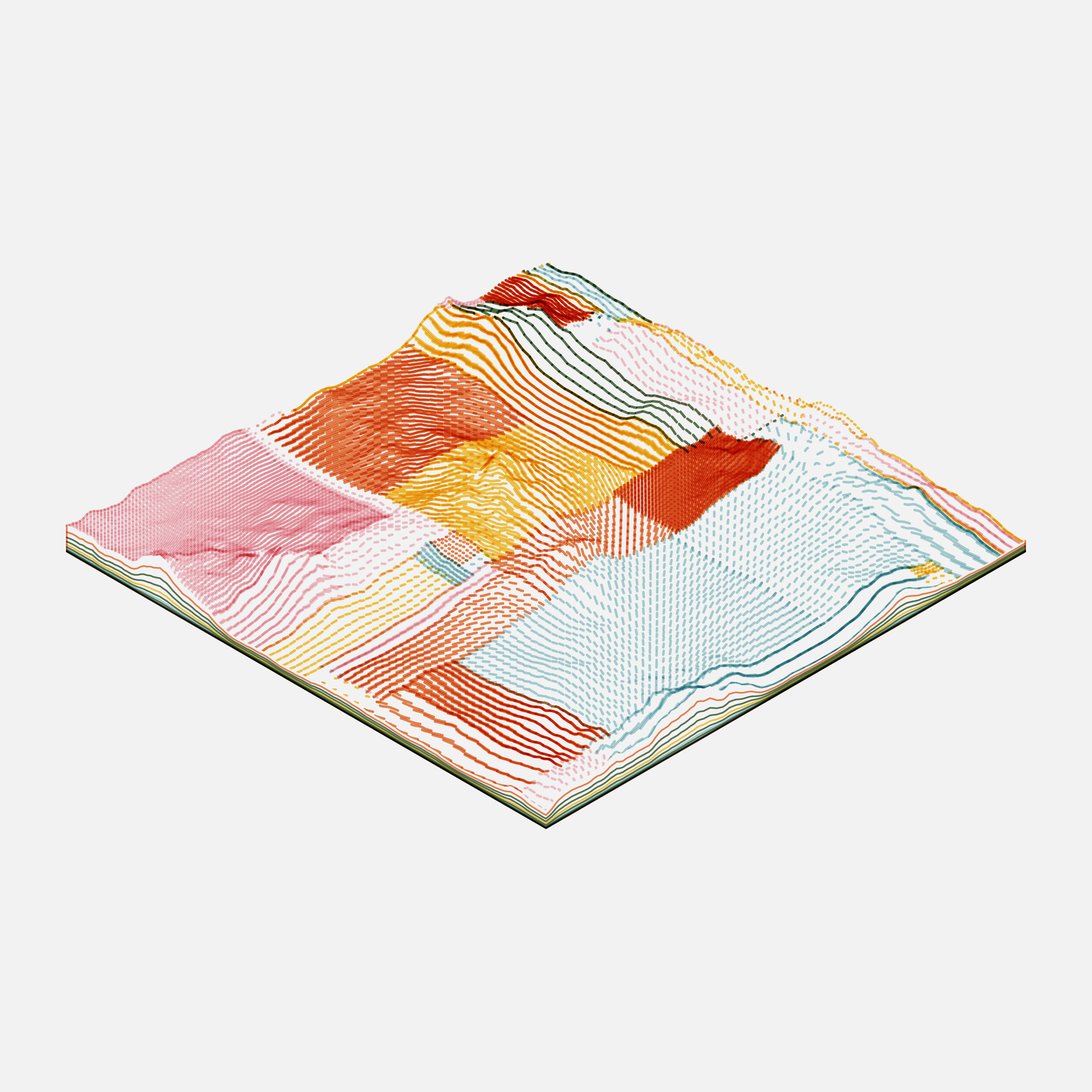 Art Blocks - Art Blocks v2 - Subscapes #576 - NFT # 53000576