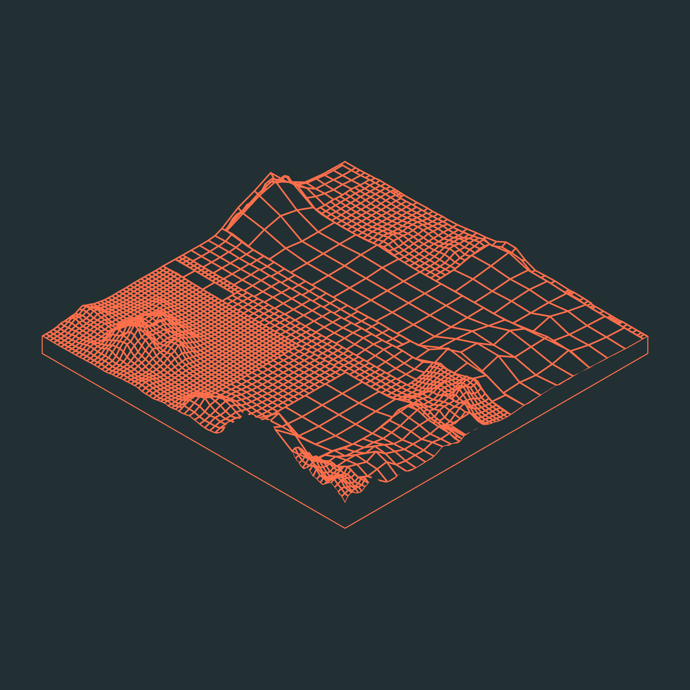 Art Blocks - Art Blocks v2 - Subscapes #579 - NFT # 53000579