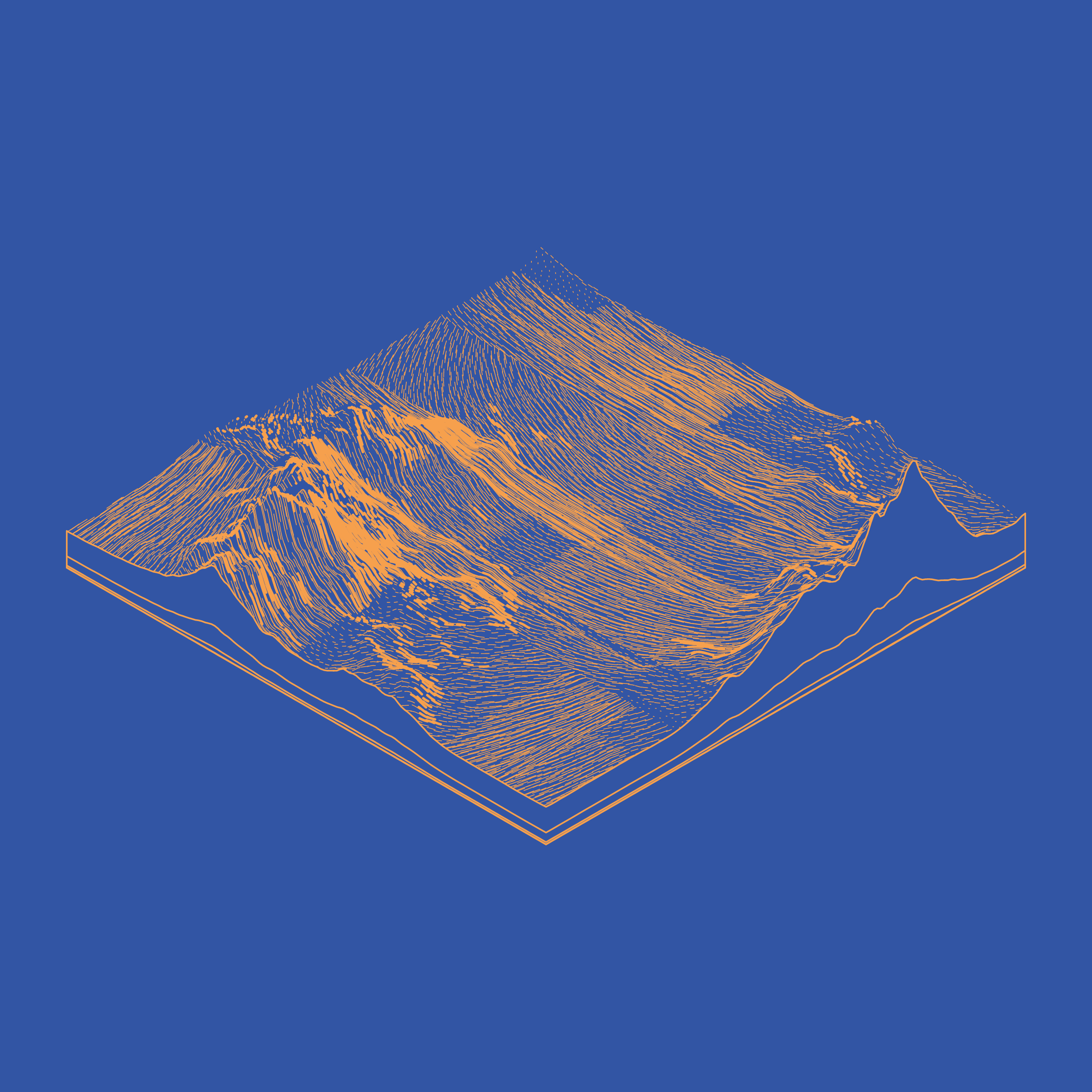 Art Blocks - Art Blocks v2 - Subscapes #580 - NFT # 53000580