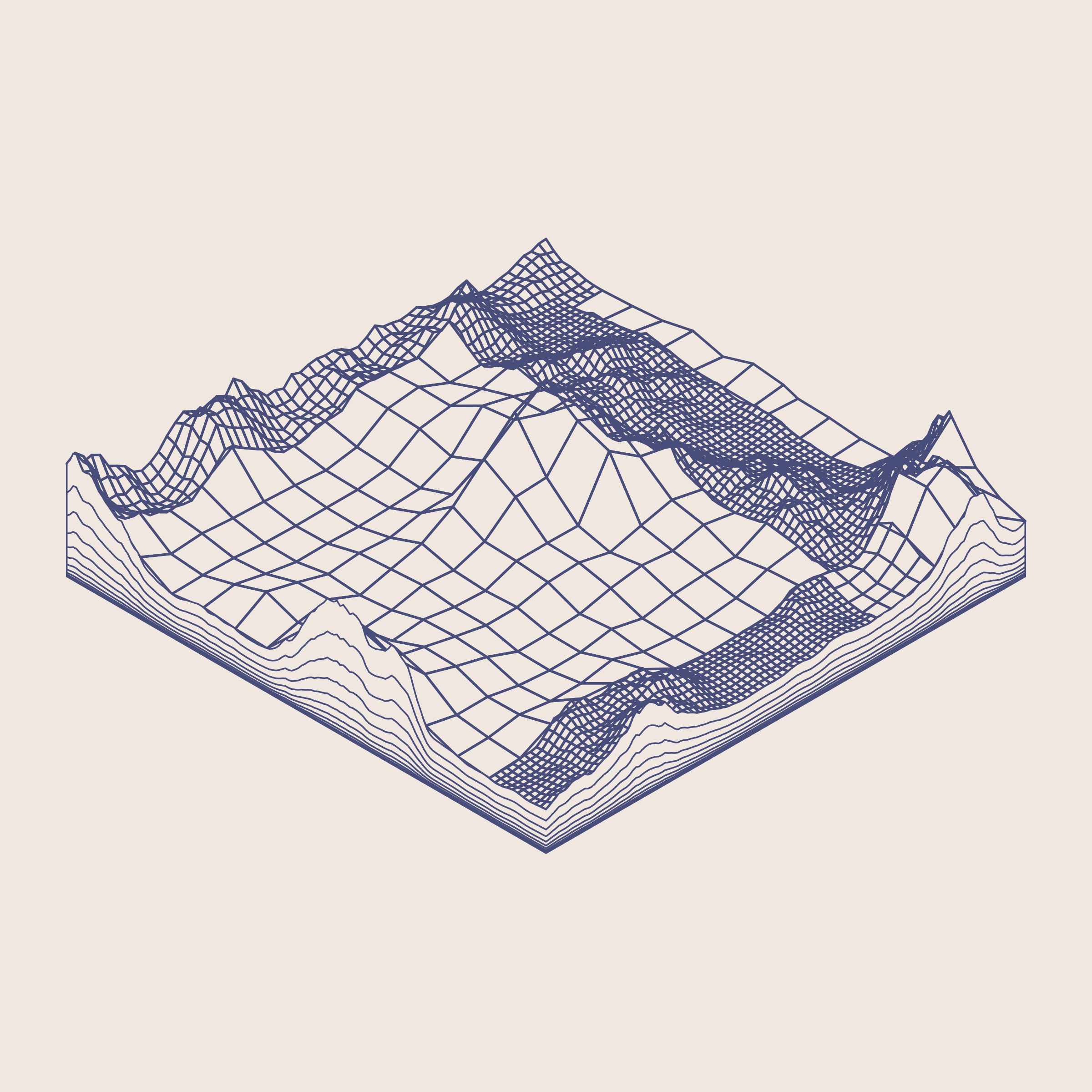 Art Blocks - Art Blocks v2 - Subscapes #588 - NFT # 53000588