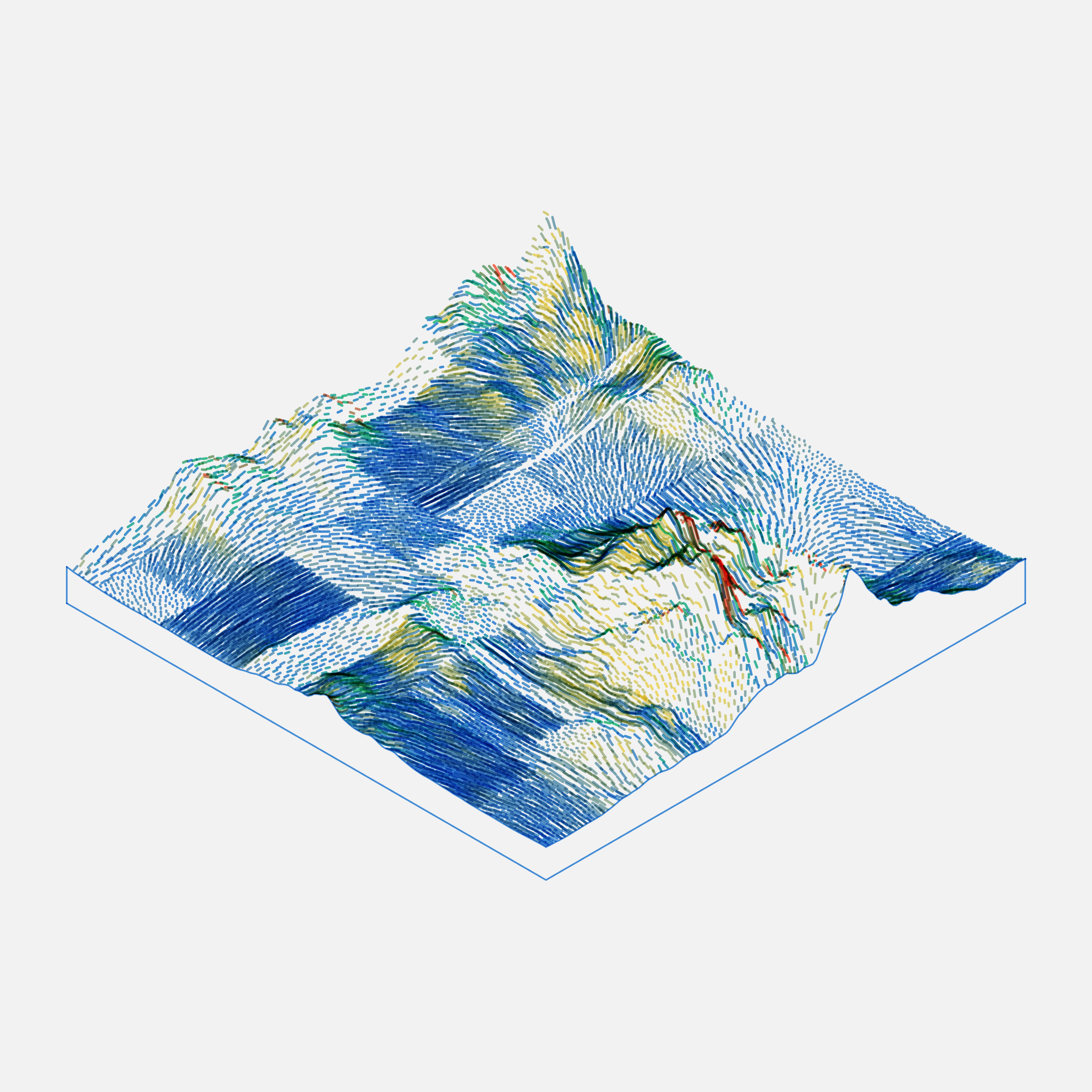 Art Blocks - Art Blocks v2 - Subscapes #593 - NFT # 53000593