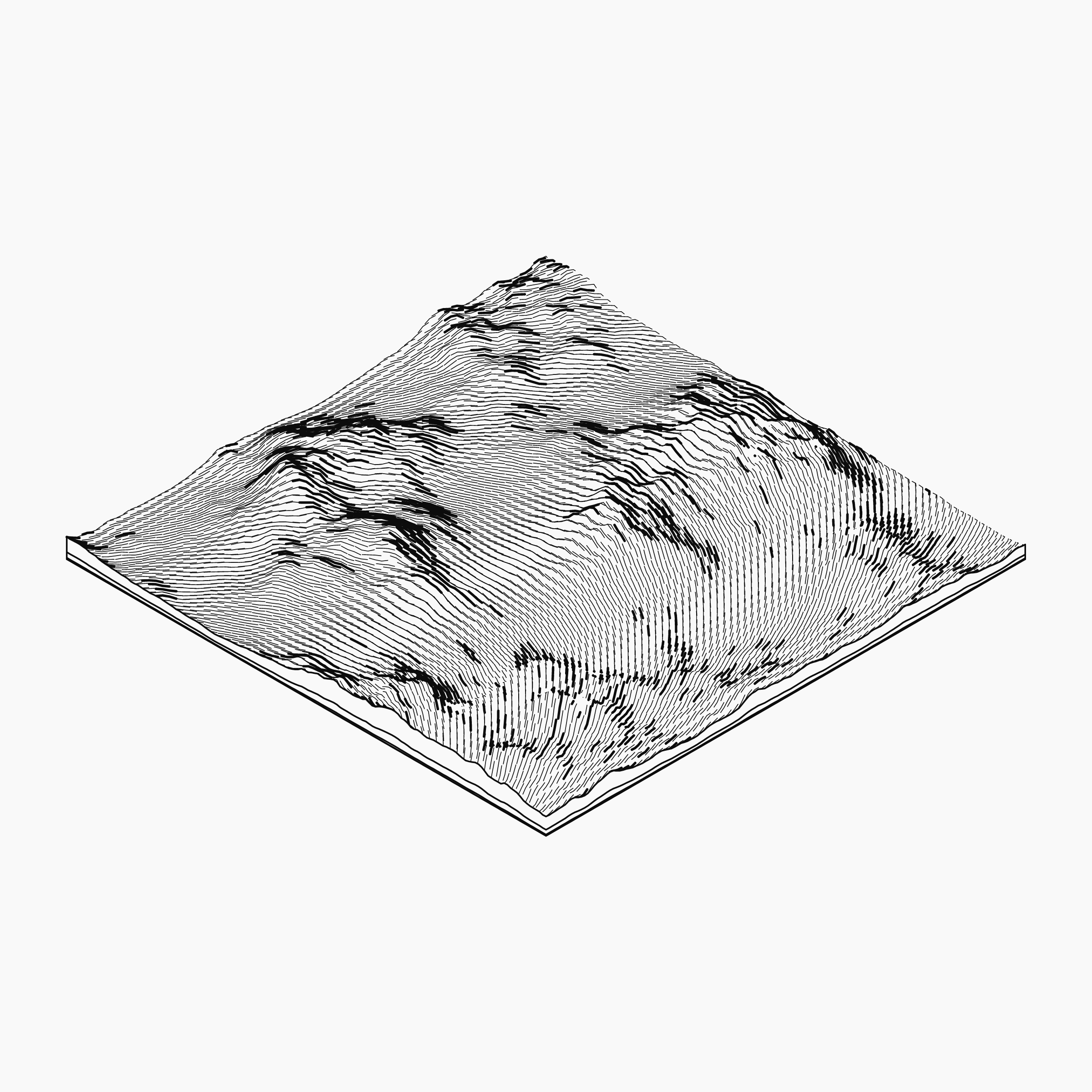 Art Blocks - Art Blocks v2 - Subscapes #597 - NFT # 53000597